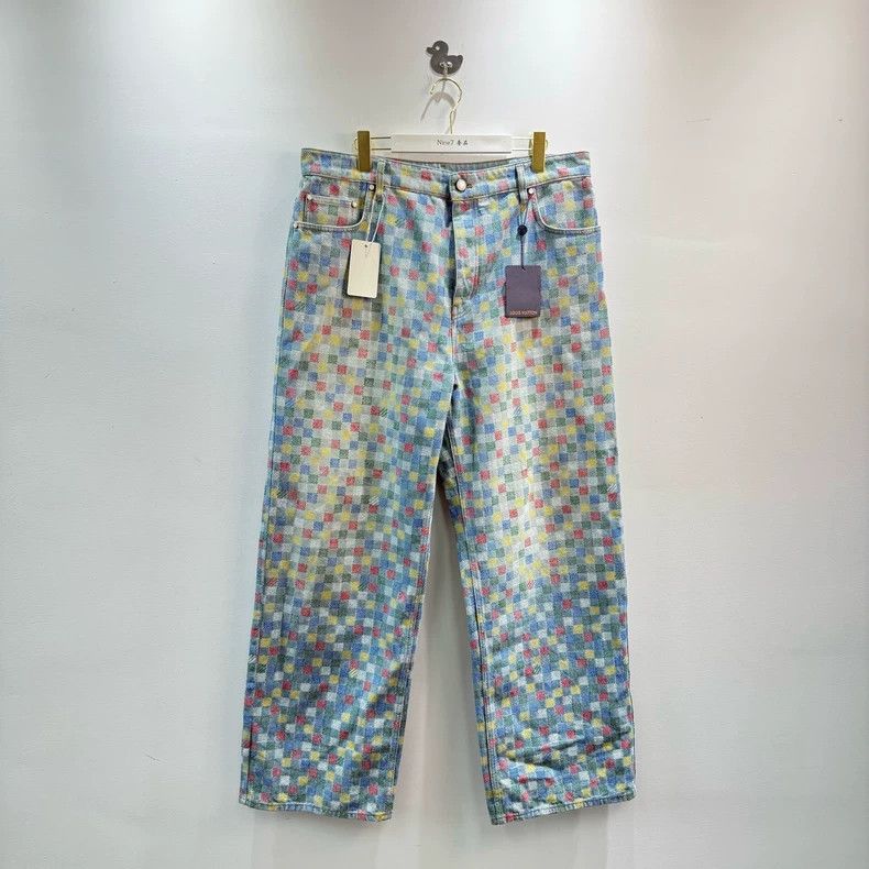 Louis Vuitton Louis Vuitton 25 New Style Feidun Colorful Checkerboard Fu Size US 36 / EU 52 - 1 Thumbnail
