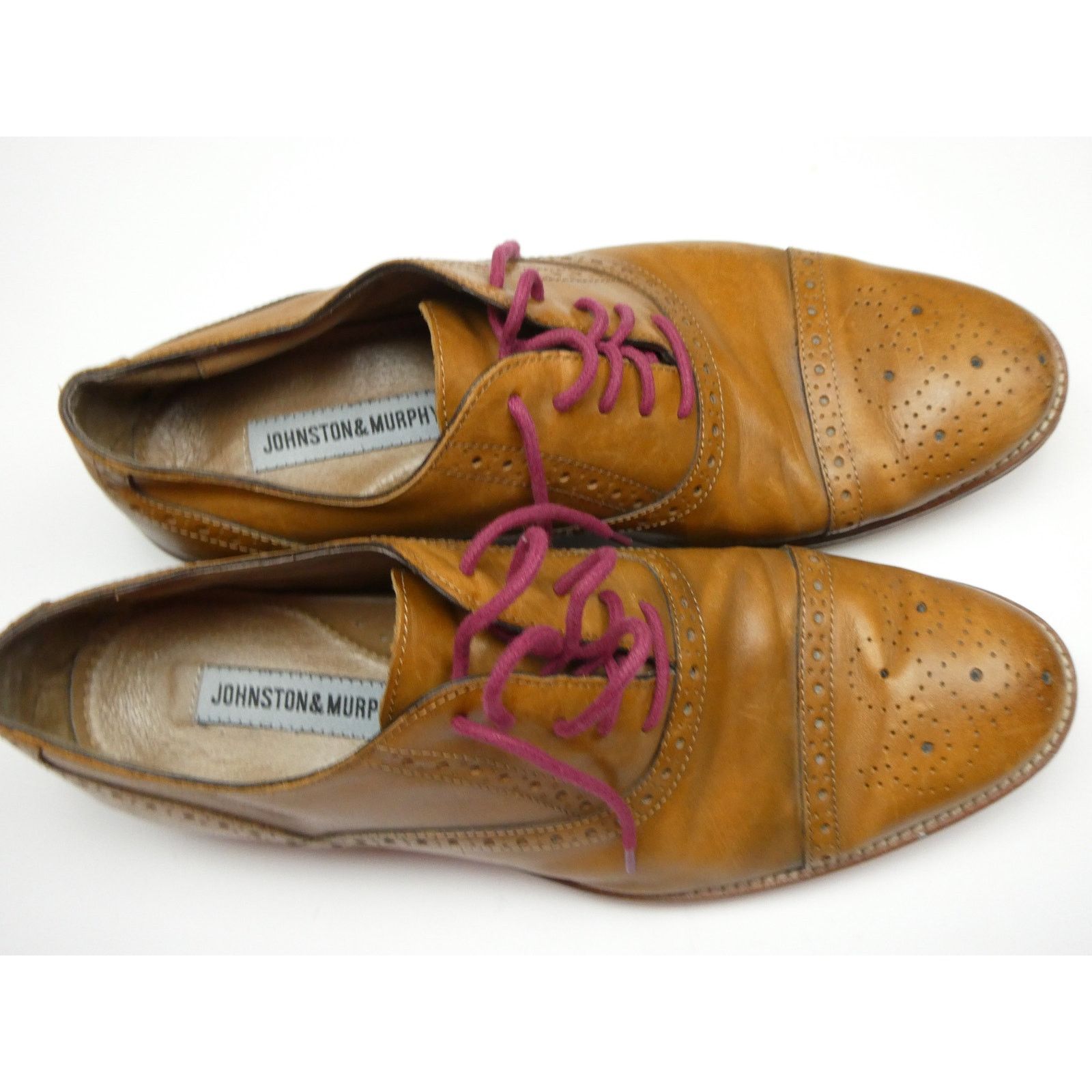 Johnston & Murphy Johnston & Murphy oxford dress shoes, size: 10.5, brown Size US 10.5 / EU 43-44 - 3 Thumbnail