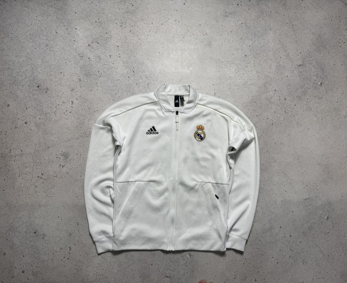 Adidas Adidas FC Real Madrid Full Zip Jacket Football #7 Jersey Size US S / EU 44-46 / 1 - 1 Thumbnail