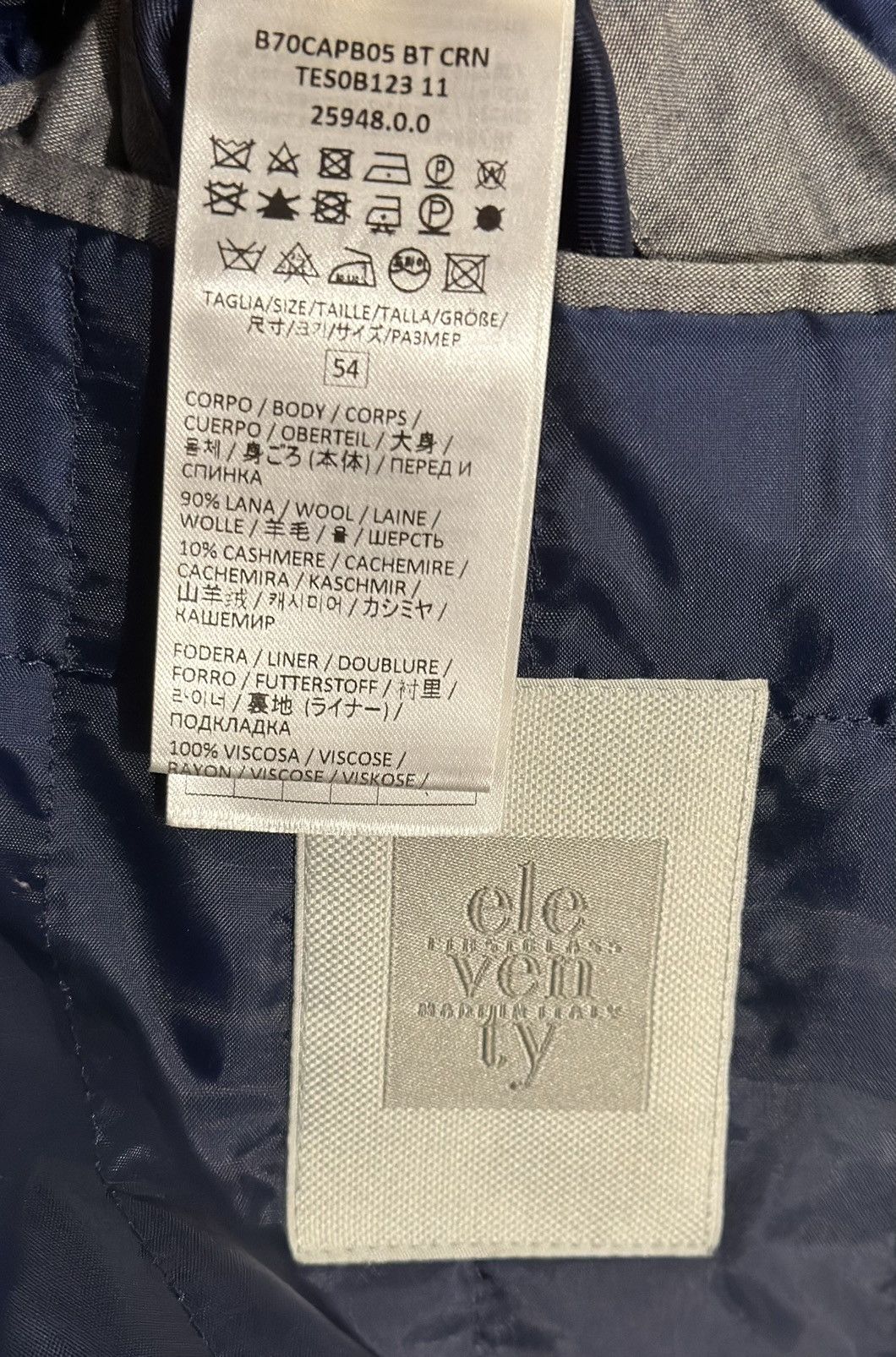 Eleventy Eleventy coat with lining Size US L / EU 52-54 / 3 - 3 Thumbnail