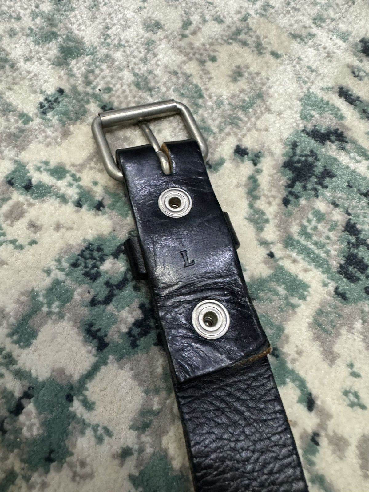 Bounty Hunter BOUNTY HUNTER STUDDED LEATHER BELT Size 40 - 3 Thumbnail