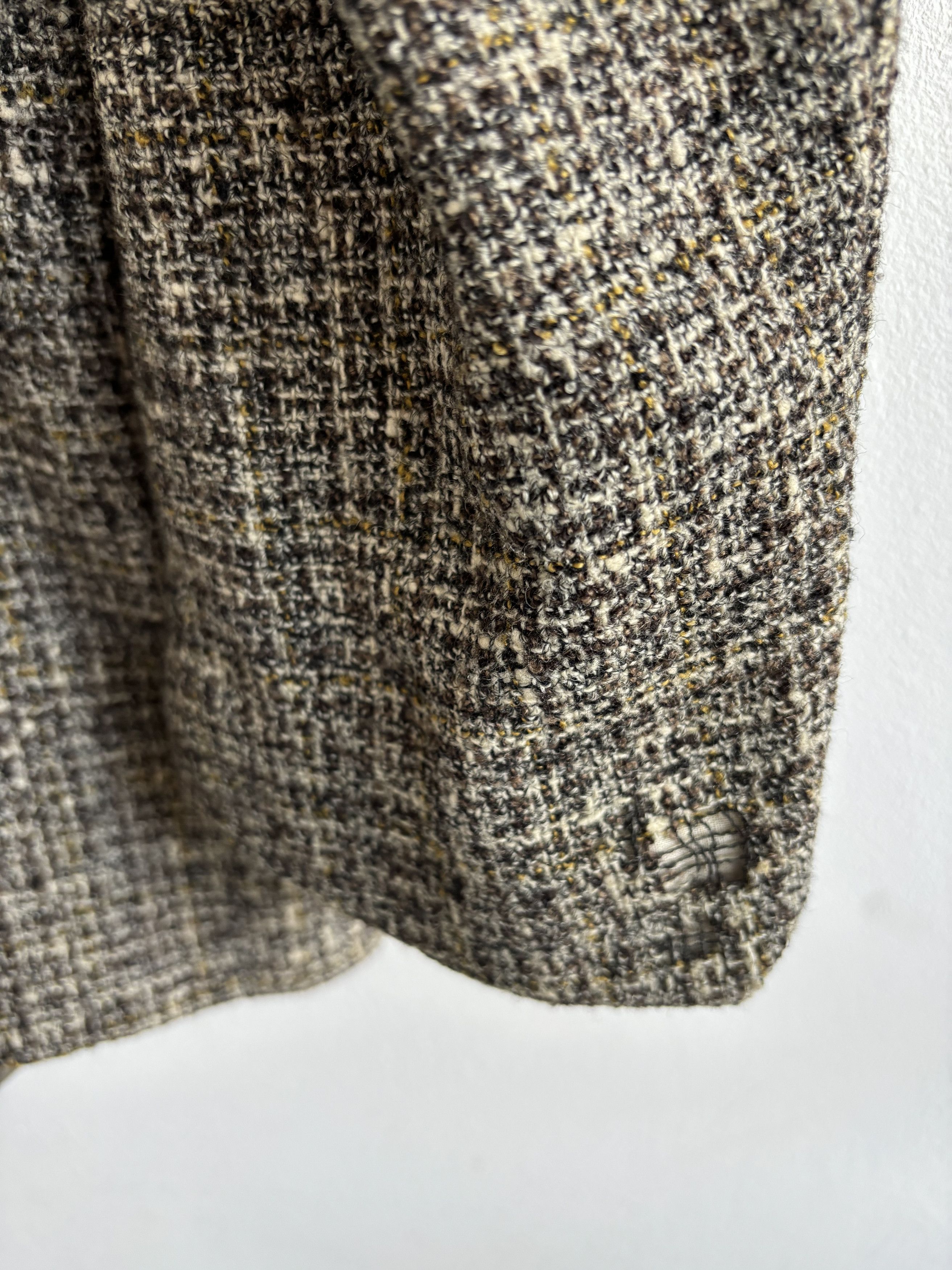 Vintage Vintage Tweed Grey Blazer Size 44R - 12 Thumbnail