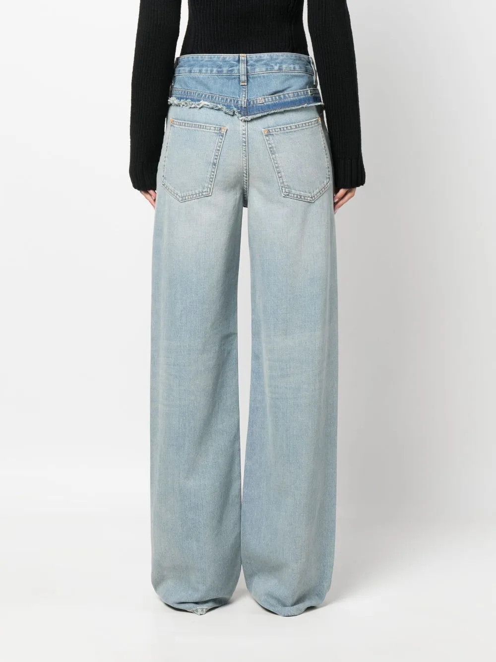 Givenchy o1y0925 Denim Pant in Blue Size 27" / US 4 / IT 40 - 3 Thumbnail