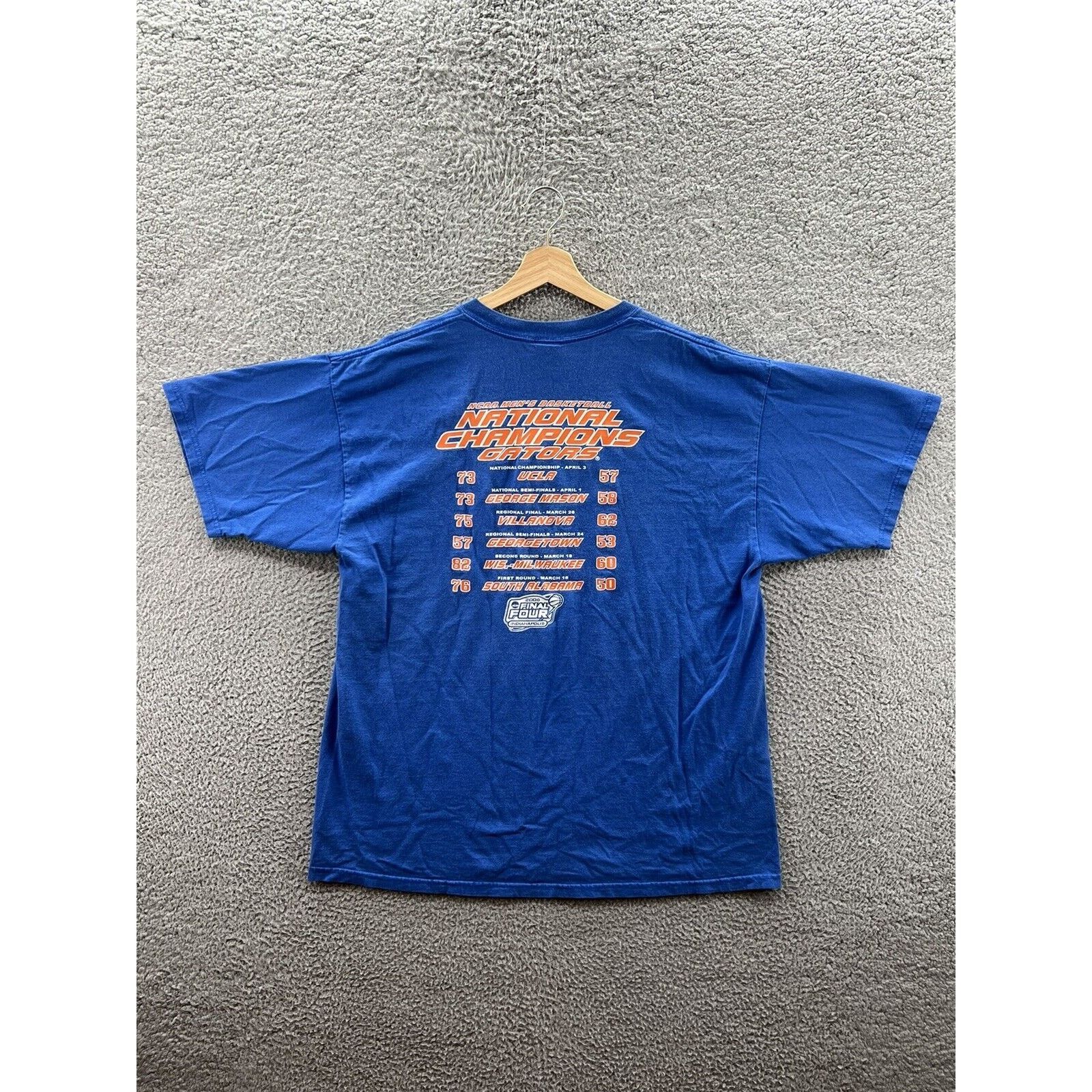 Other Three Gators Football Basketball Champions 2006 T-Shirts Size US XL / EU 56 / 4 - 8 Thumbnail