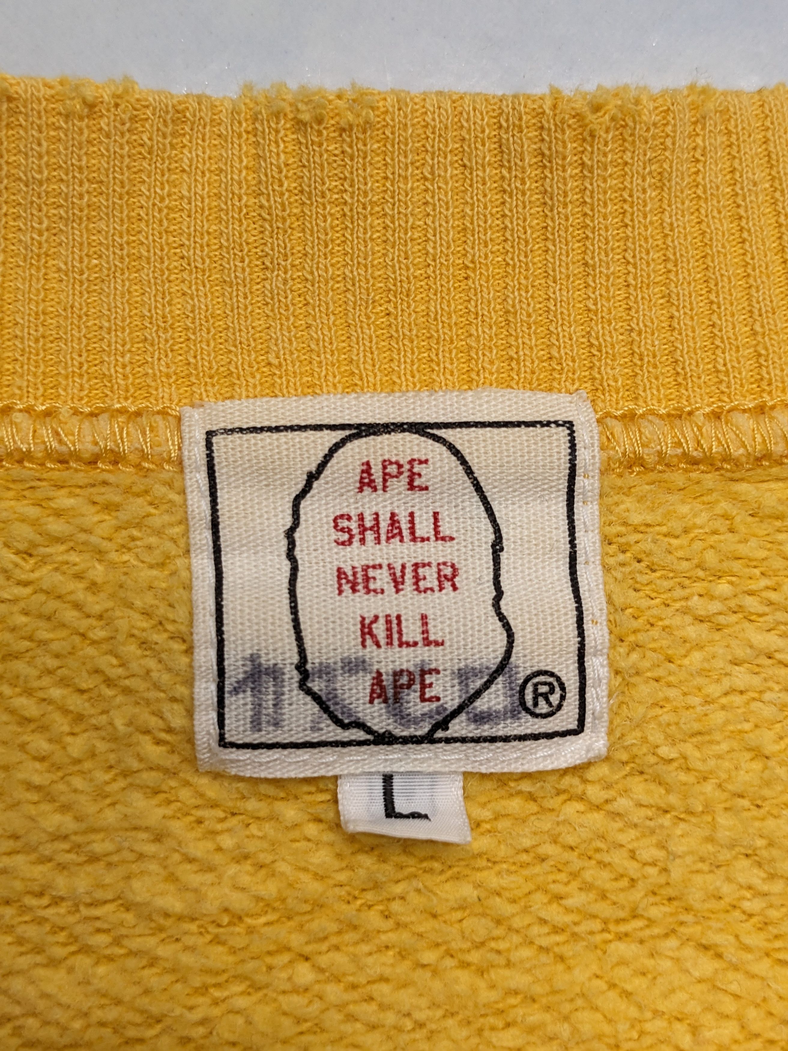 Bape × Vintage VINTAGE BAPE APE SHALL NEVER KILL APE BEETHOVEN Size US L / EU 52-54 / 3 - 6 Thumbnail