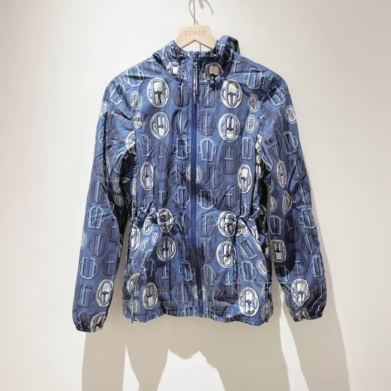 Hermes Hermes All-Printed Pattern Zip-Up Hooded Jacket Size XXS / US 00 / IT 34 - 1 Thumbnail