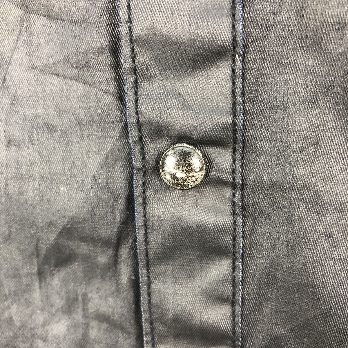 Divided Divided Button Up Wax Denim Shirts Size US L / EU 52-54 / 3 - 6 Thumbnail