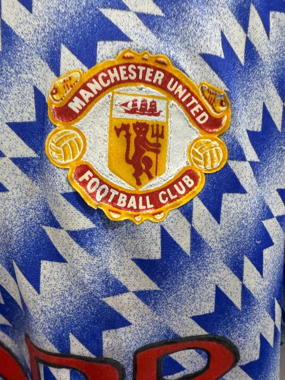 Adidas Vintage Adidas Manchester United Jersey 1990–92 – Size L Size US L / EU 52-54 / 3 - 12 Thumbnail