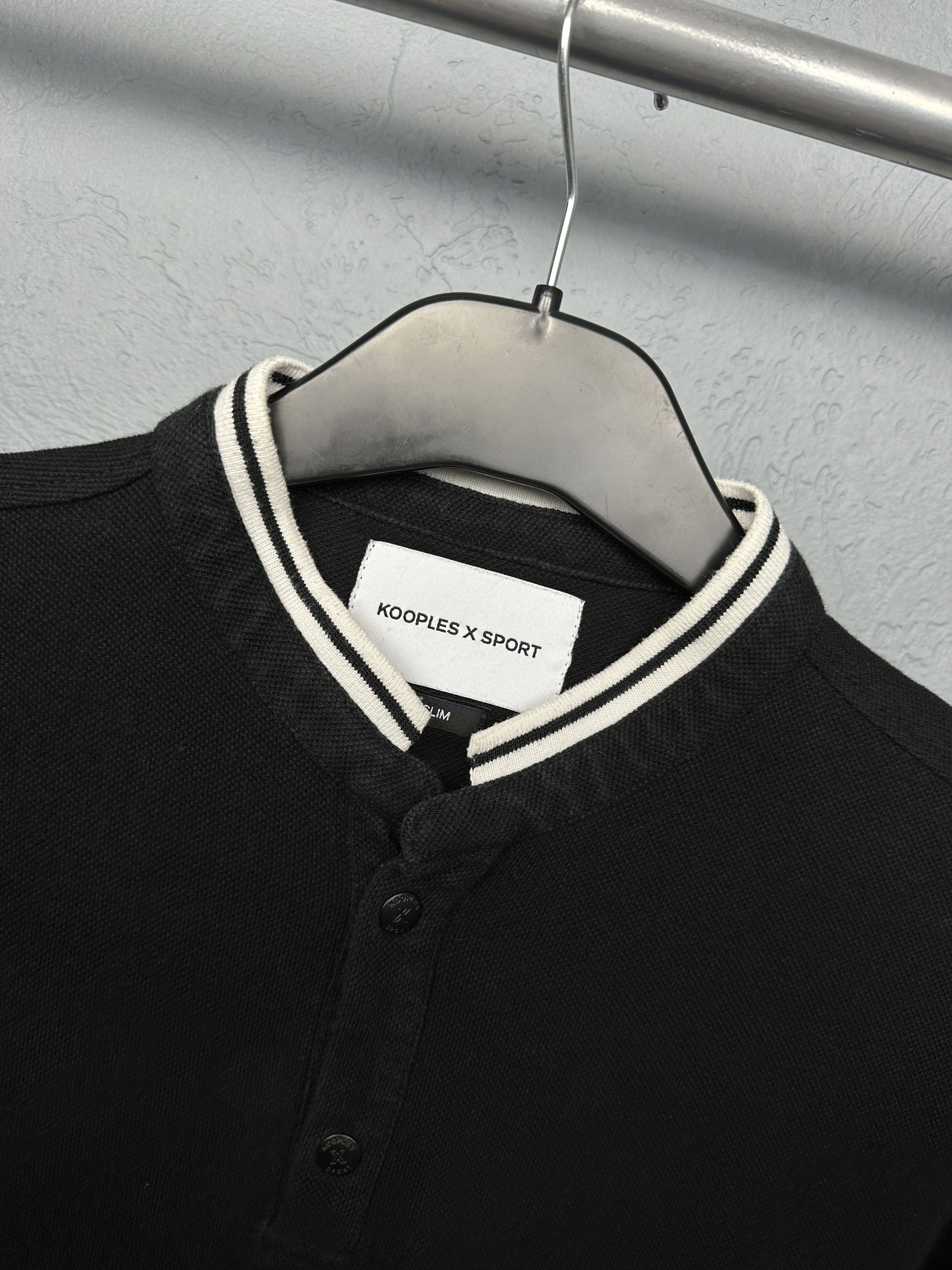 The Kooples The Kooples X Sport Mens Henley Long Sleeve Polo Shirt Size US XS / EU 42 / 0 - 4 Thumbnail