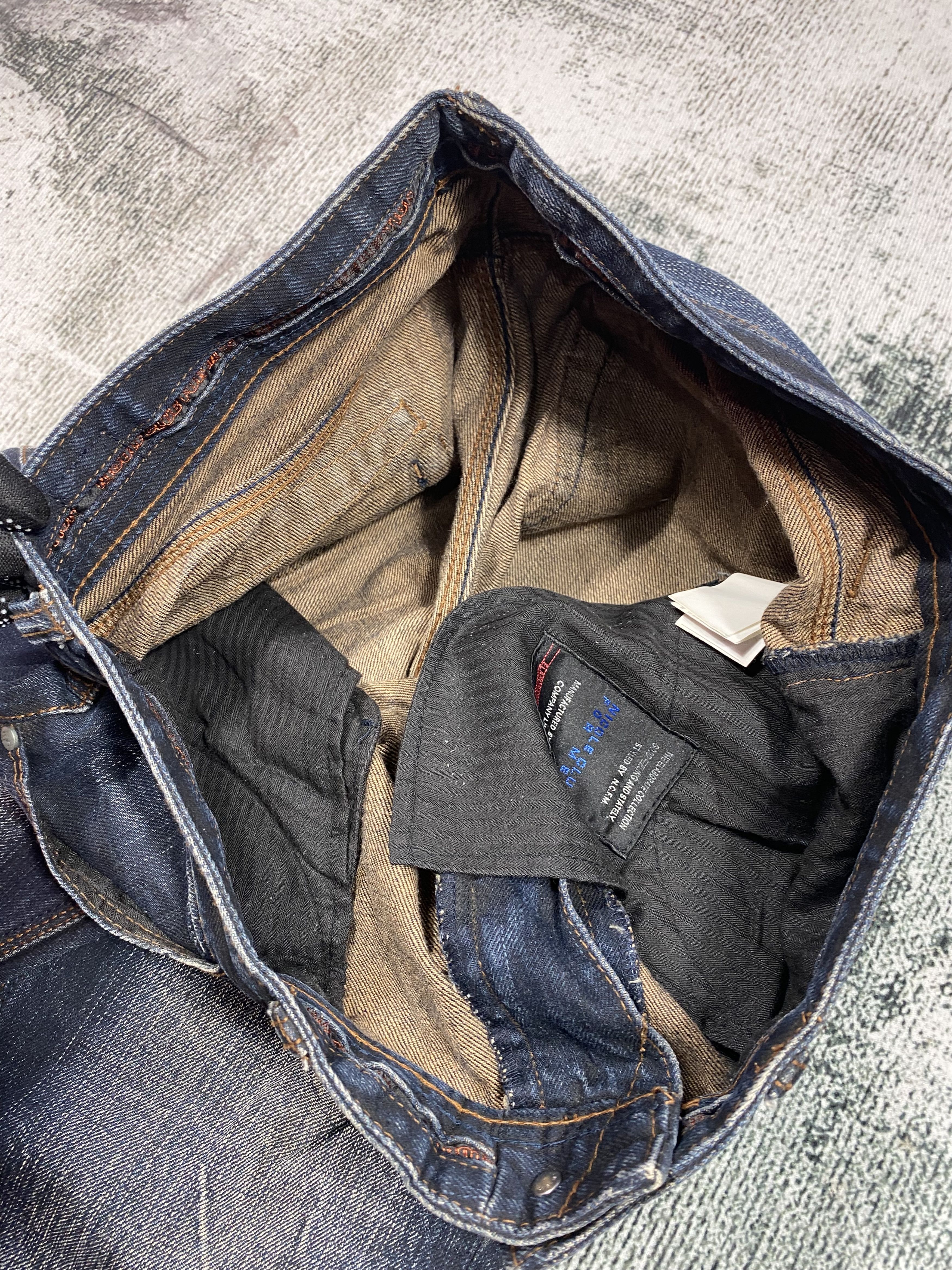 Japanese Brand × Nicole Club Japanese Bootcut Pants Rusty Whiskers Distressed Denim Size US 32 / EU 48 - 8 Thumbnail