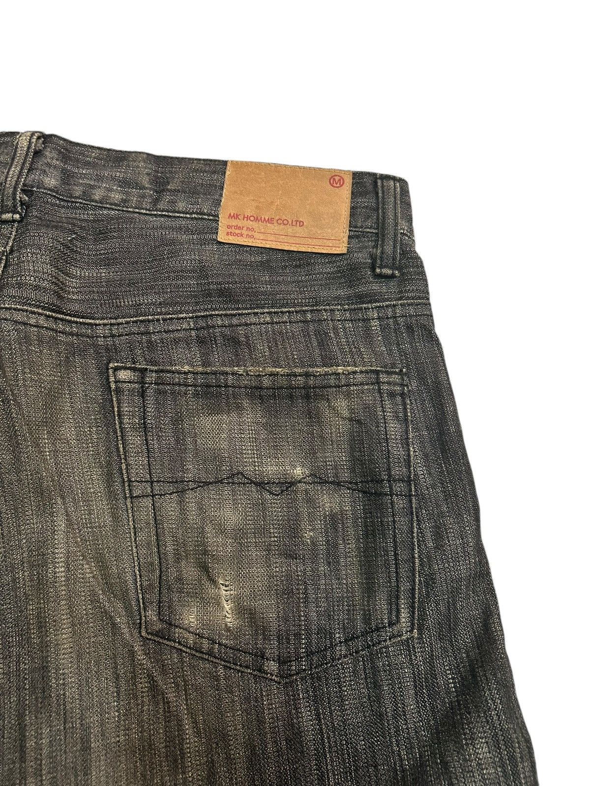If Six Was Nine × Japanese Brand × Le Grande Bleu (L.G.B.) MK HOMME DISTRESSED DENIM MADE IN JAPAN RARE 🎌☠️☠️ Size US 32 / EU 48 - 11 Thumbnail