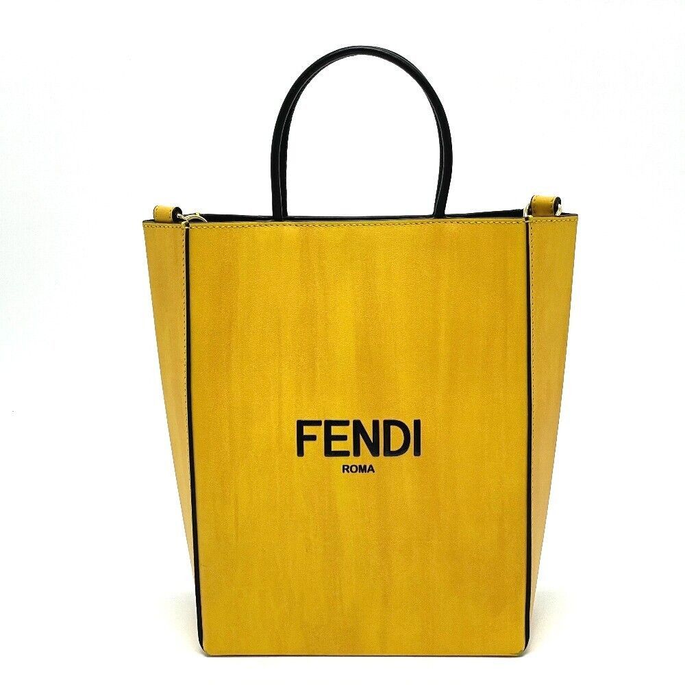 Fendi o1loc1c0824 Size: OS / Shopping Bag in Yellow Size ONE SIZE - 1 Thumbnail