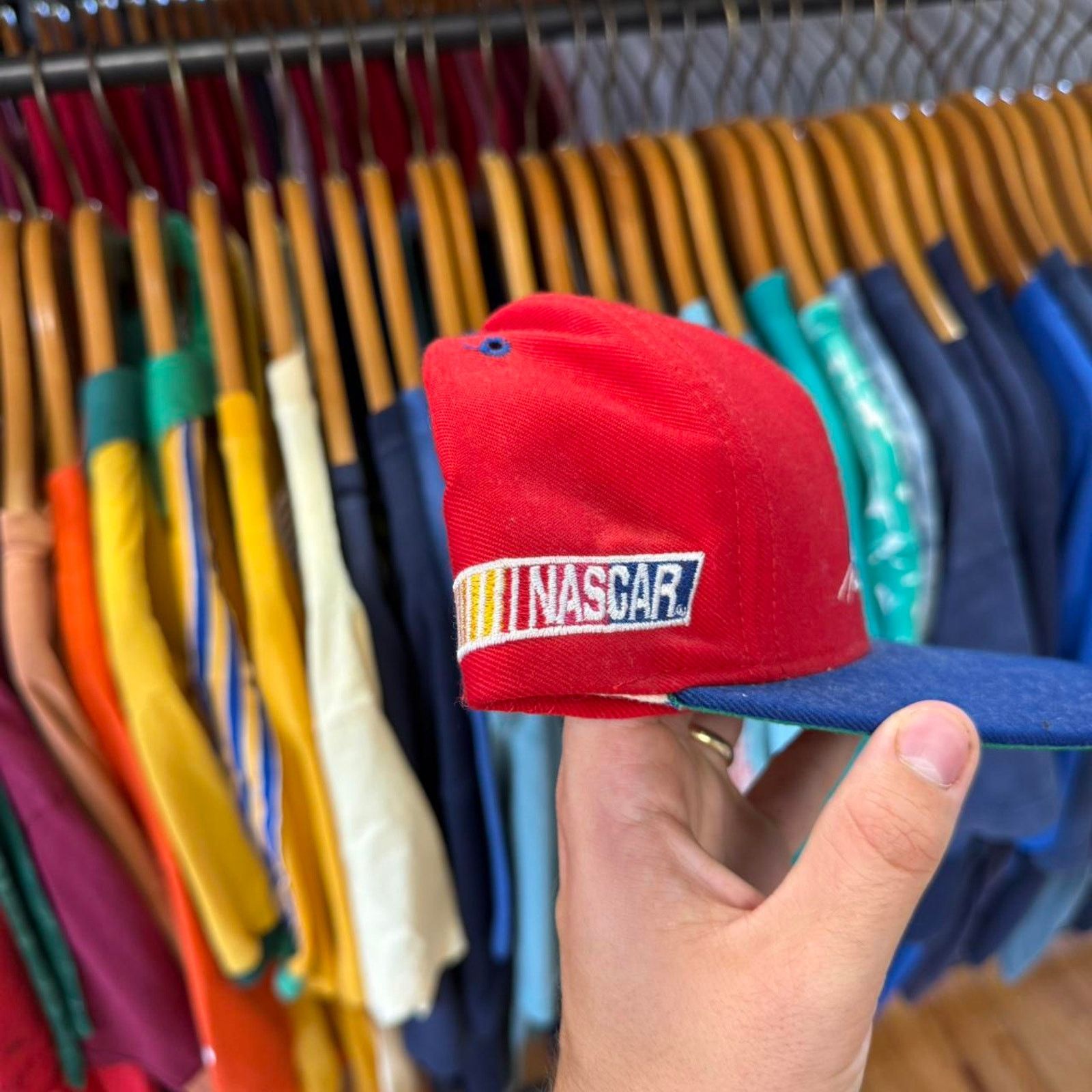 NASCAR × Vintage Vintage 90s Mark Martin NASCAR Racing Race Car Snapback Size ONE SIZE - 4 Thumbnail