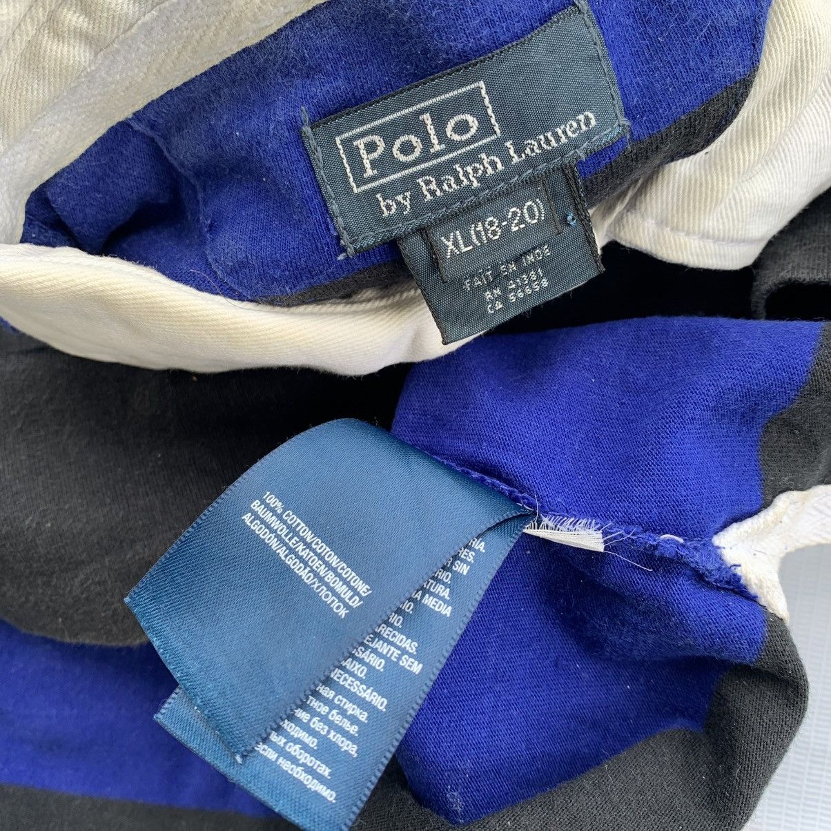 Polo Ralph Lauren Vintage polo Ralph Lauren rugby striped Size US L / EU 52-54 / 3 - 2 Thumbnail