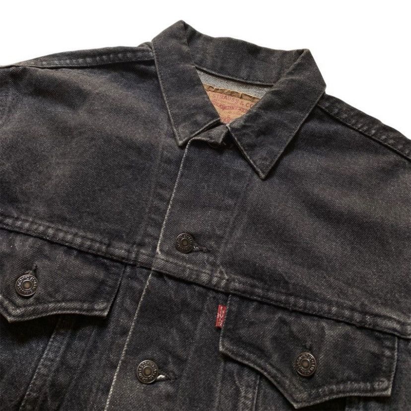 Levi's VINTAGE 90s LEVI’S DENIM JACKET BLACK WASH Size US M / EU 48-50 / 2 - 6 Thumbnail