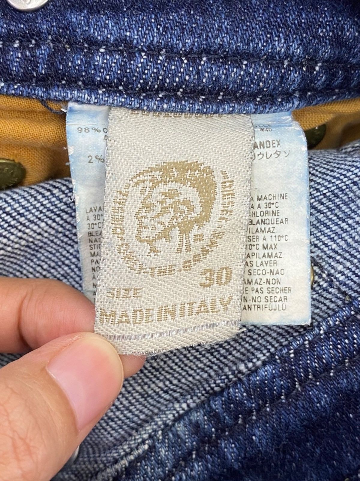 Diesel Diesel Dark Blue Wash Style Flare Jeans Size US 32 / EU 48 - 11 Thumbnail