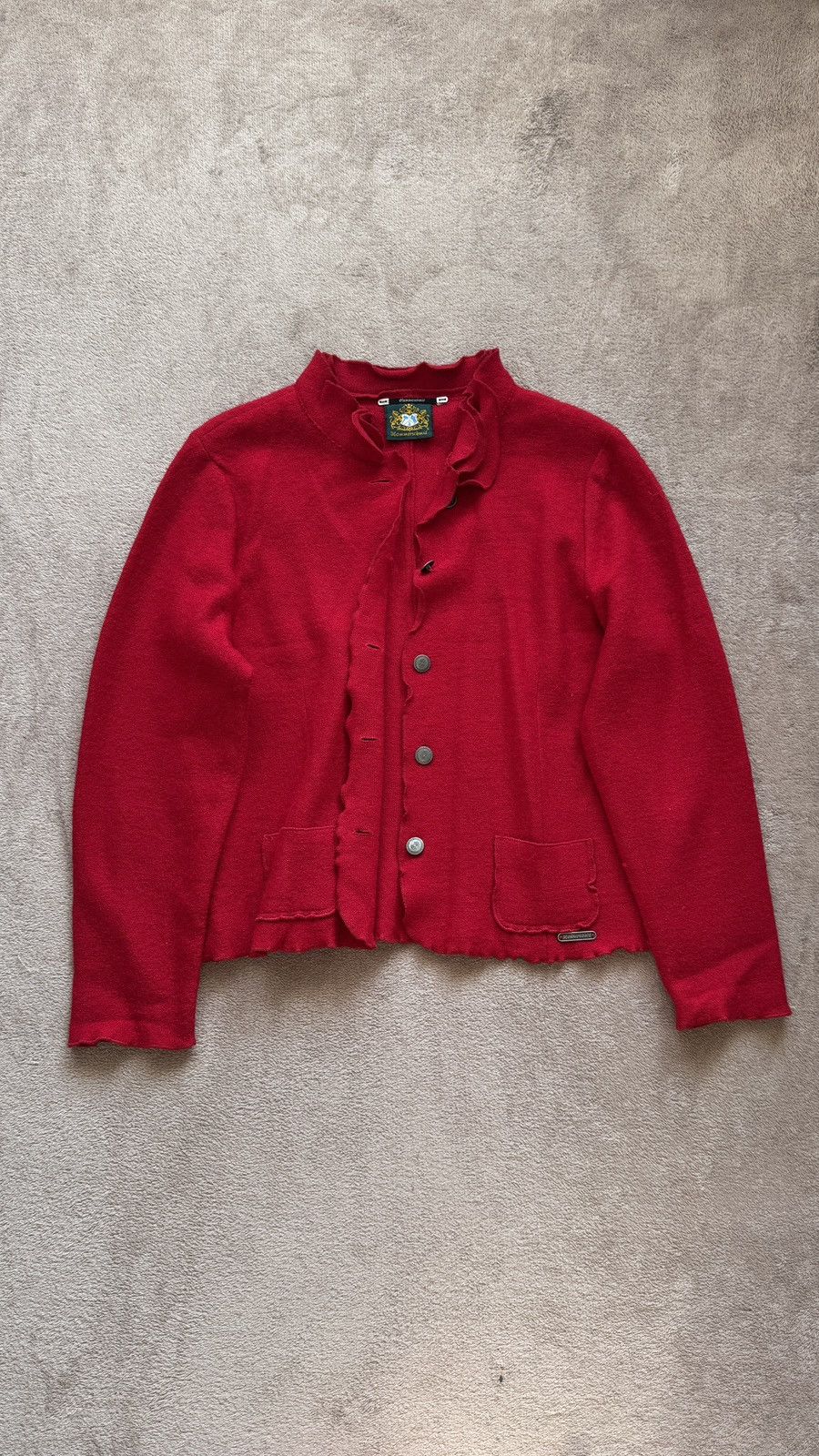 Vintage 90s’ Hammerschmid Wool Cardigan chanel gucci valentino ysl Size M / US 6-8 / IT 42-44 - 4 Thumbnail