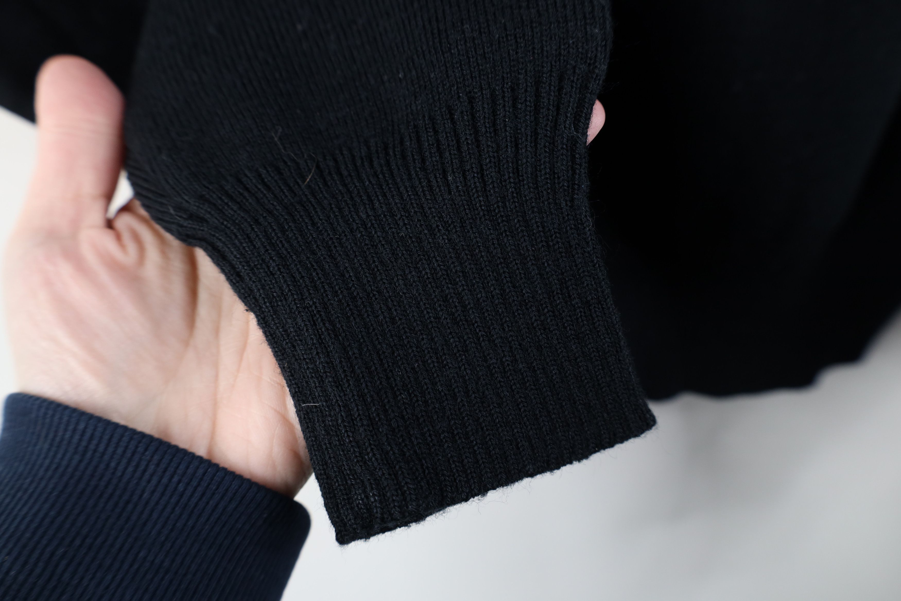 Obermeyer Vintage 80s 90s Obermeyer Knit Ski Turtleneck Sweater Black Size S / US 4 / IT 40 - 4 Thumbnail