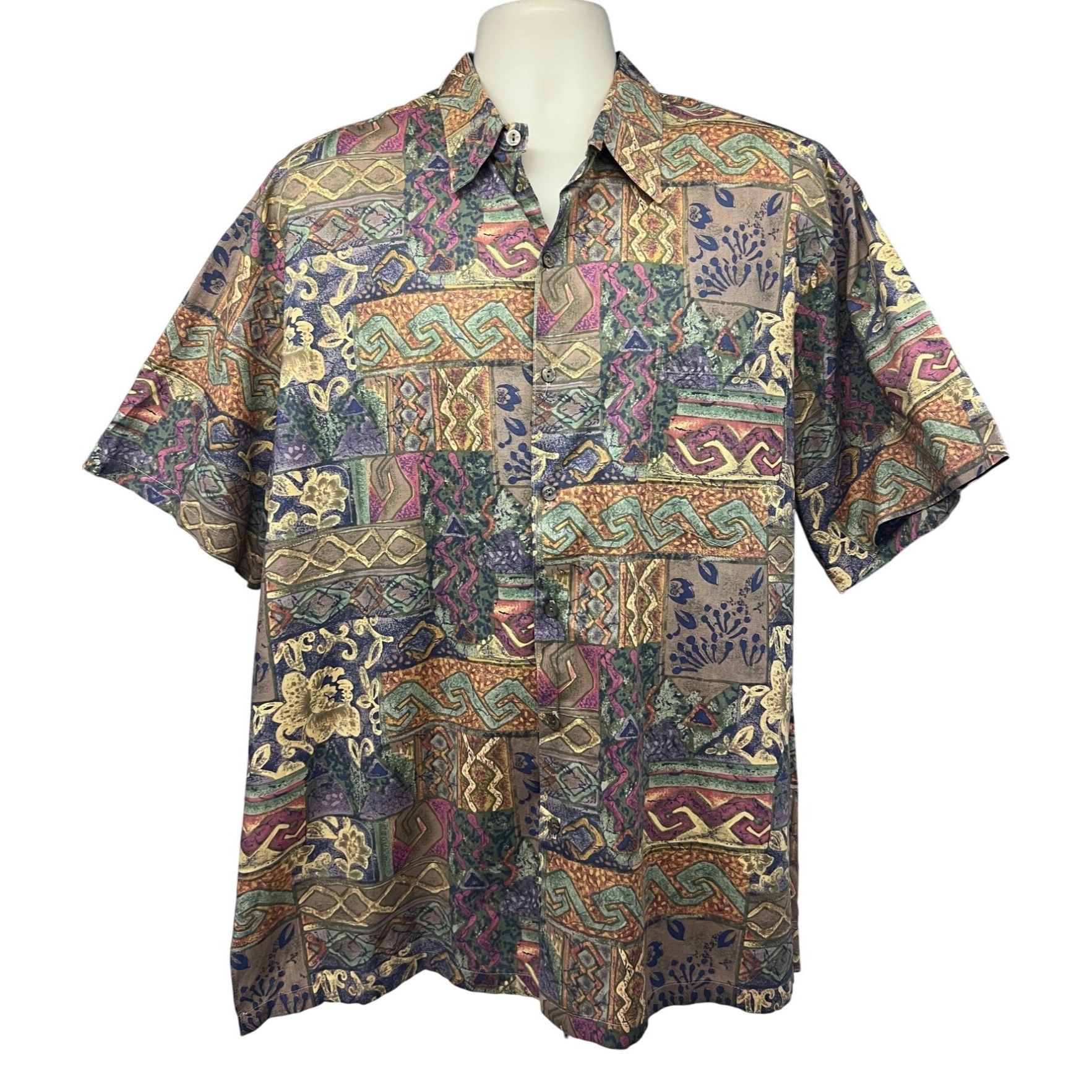 Tori Richard Vintage Hawaiian Button Up Shirt Cotton La