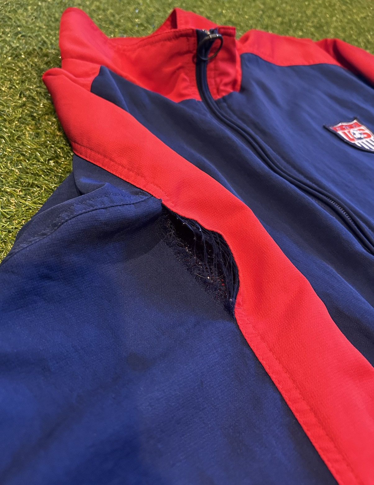 Nike 96/98 USMNT Light Training Jacket Size US L / EU 52-54 / 3 - 11 Thumbnail