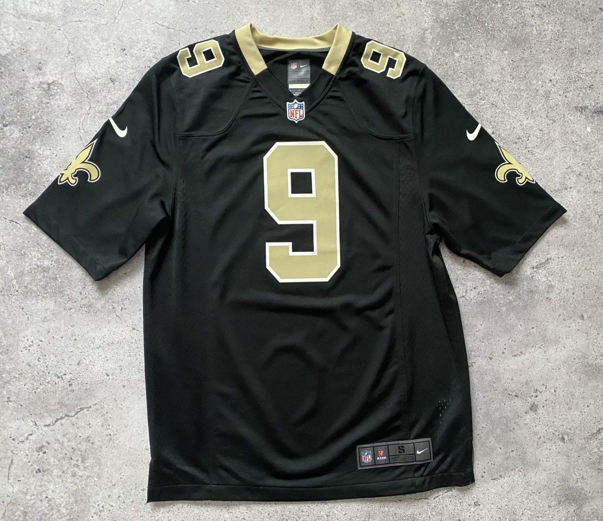 Nike Nike Drew NFL #9 Brees New Orleans Saints Jersey On Field S Size US S / EU 44-46 / 1 - 1 Thumbnail