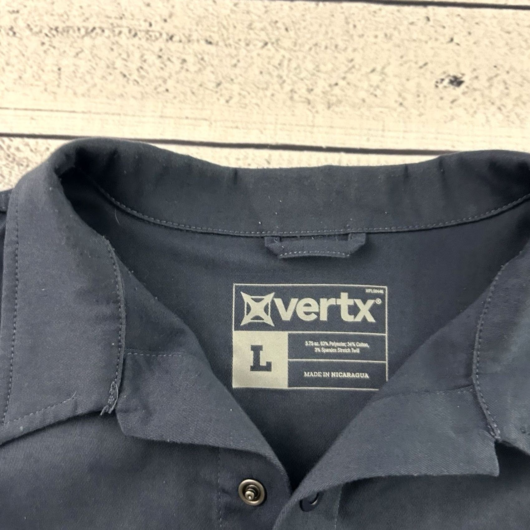 Vintage Vertx Long Sleeve Button-Up Shirt Men's L Blue Size US L / EU 52-54 / 3 - 2 Thumbnail