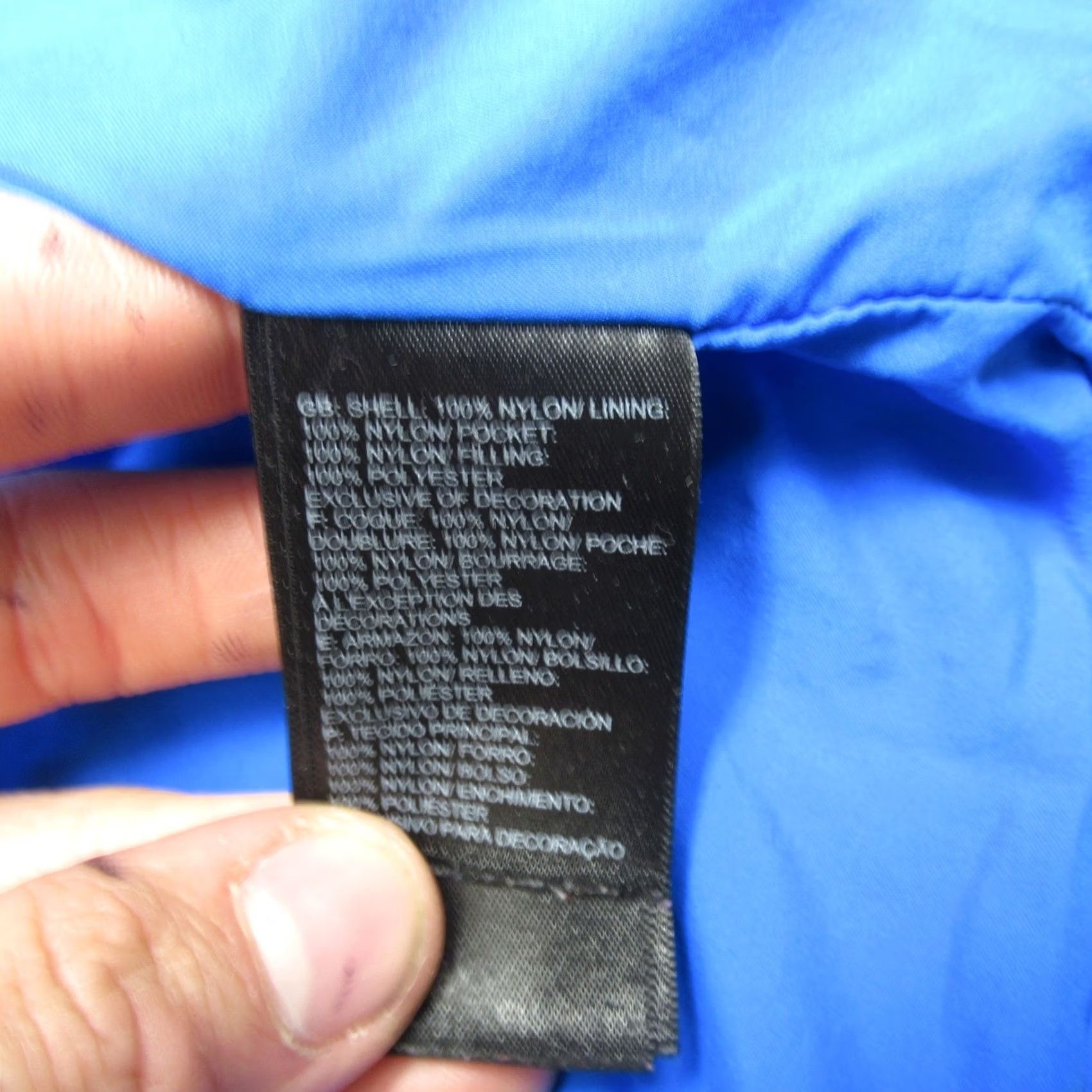 The North Face VINTAGE The North Face Jacket Womens M Blue Insulated Full Zip Light Pack Rain WInd Size M / US 6-8 / IT 42-44 - 4 Thumbnail