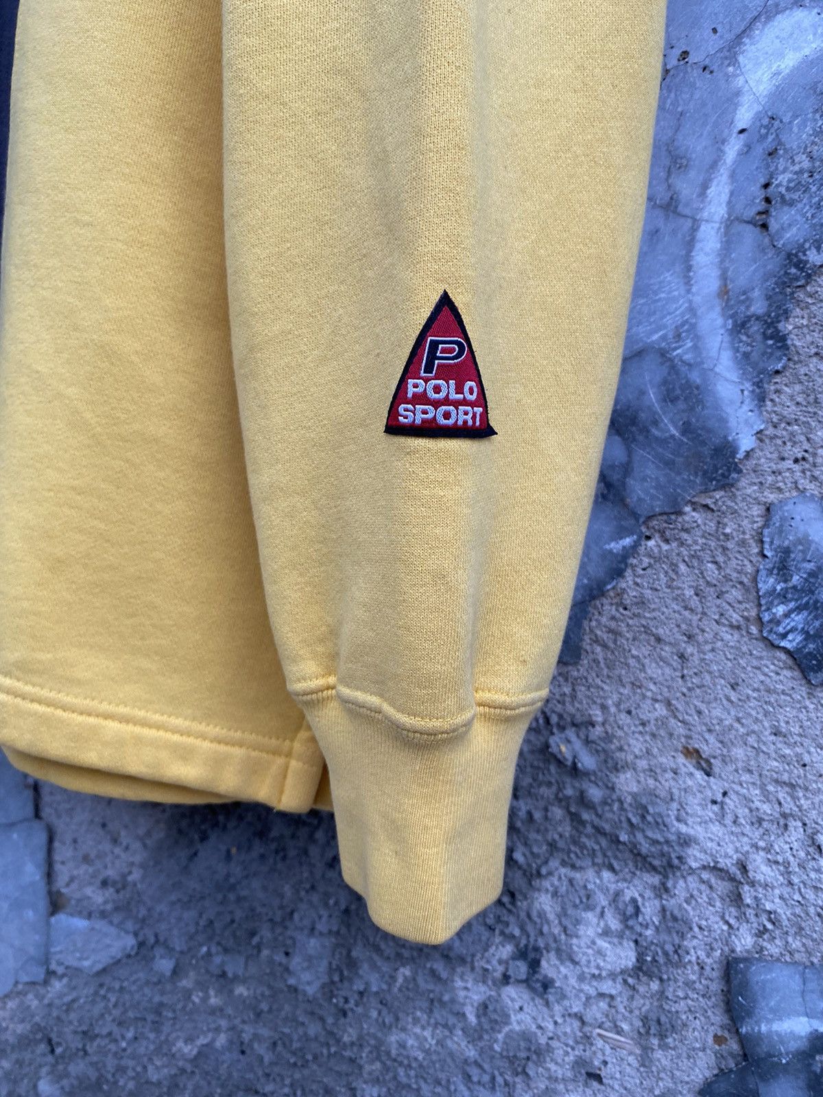 Ralph Lauren 90s OG Polo Sport Big Logo Rugby Shirt Size US M / EU 48-50 / 2 - 3 Thumbnail