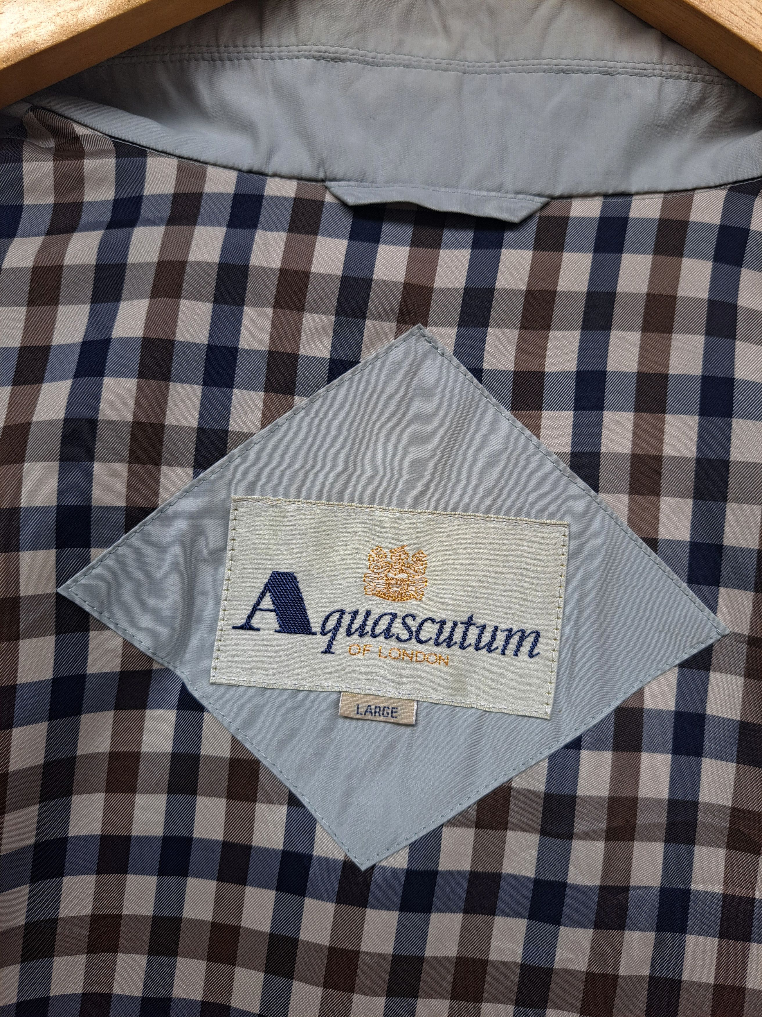 Aquascutum × Vintage Vintage Aquascutum Coat Light Jacket Mens Large Size US L / EU 52-54 / 3 - 4 Thumbnail