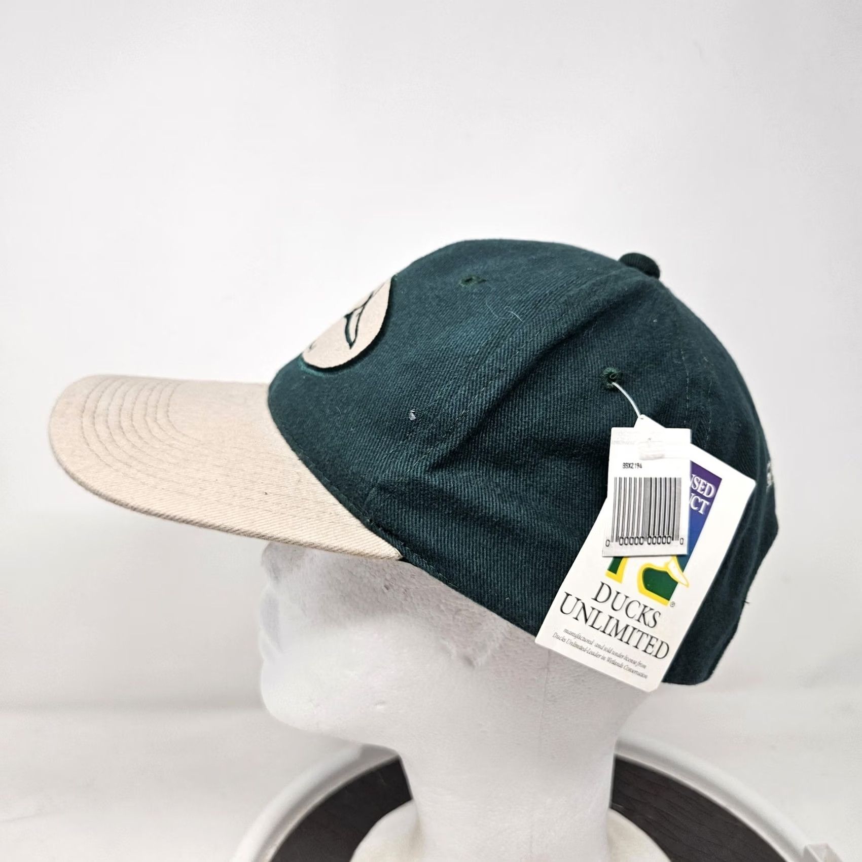 Logo 7 Ducks Unlimited NWT Snapback Hat Mens One Size Green Tan Embroidered Logo 90s Size ONE SIZE - 5 Thumbnail