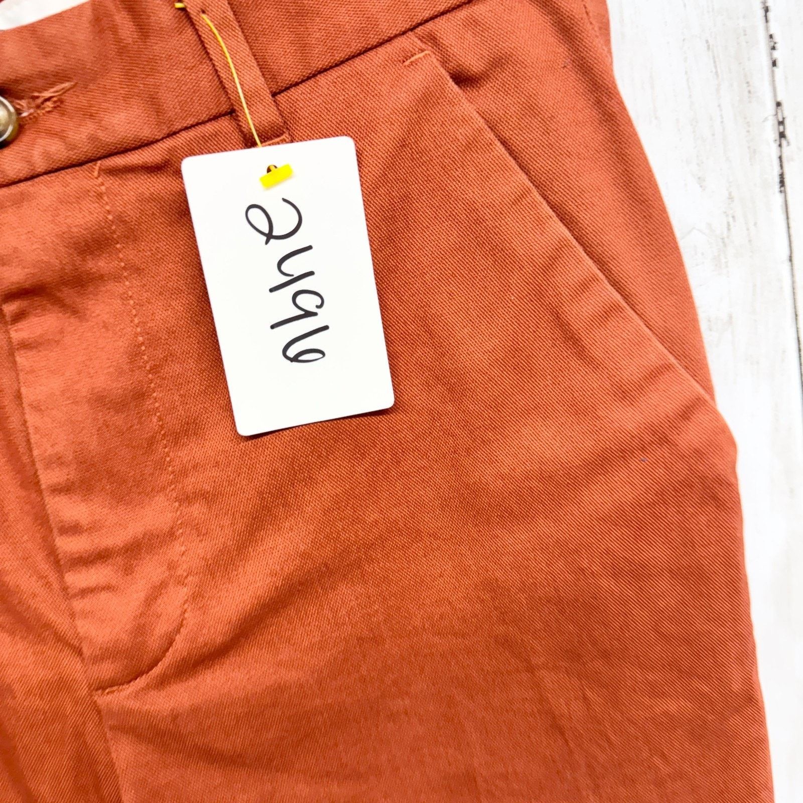 Zara Zara Man Pants Size 29 Rust Slim Straight Chinos Slit Pocket Size US 29 - 6 Thumbnail