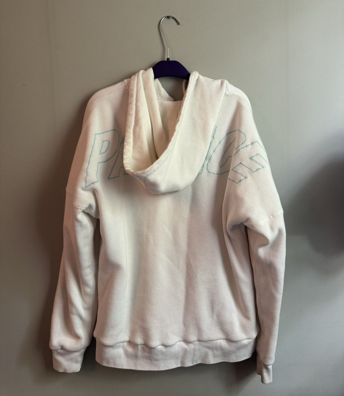 Palace Palace Waffle Knit Hoodie 2016 Size US XL / EU 56 / 4 - 2 Thumbnail
