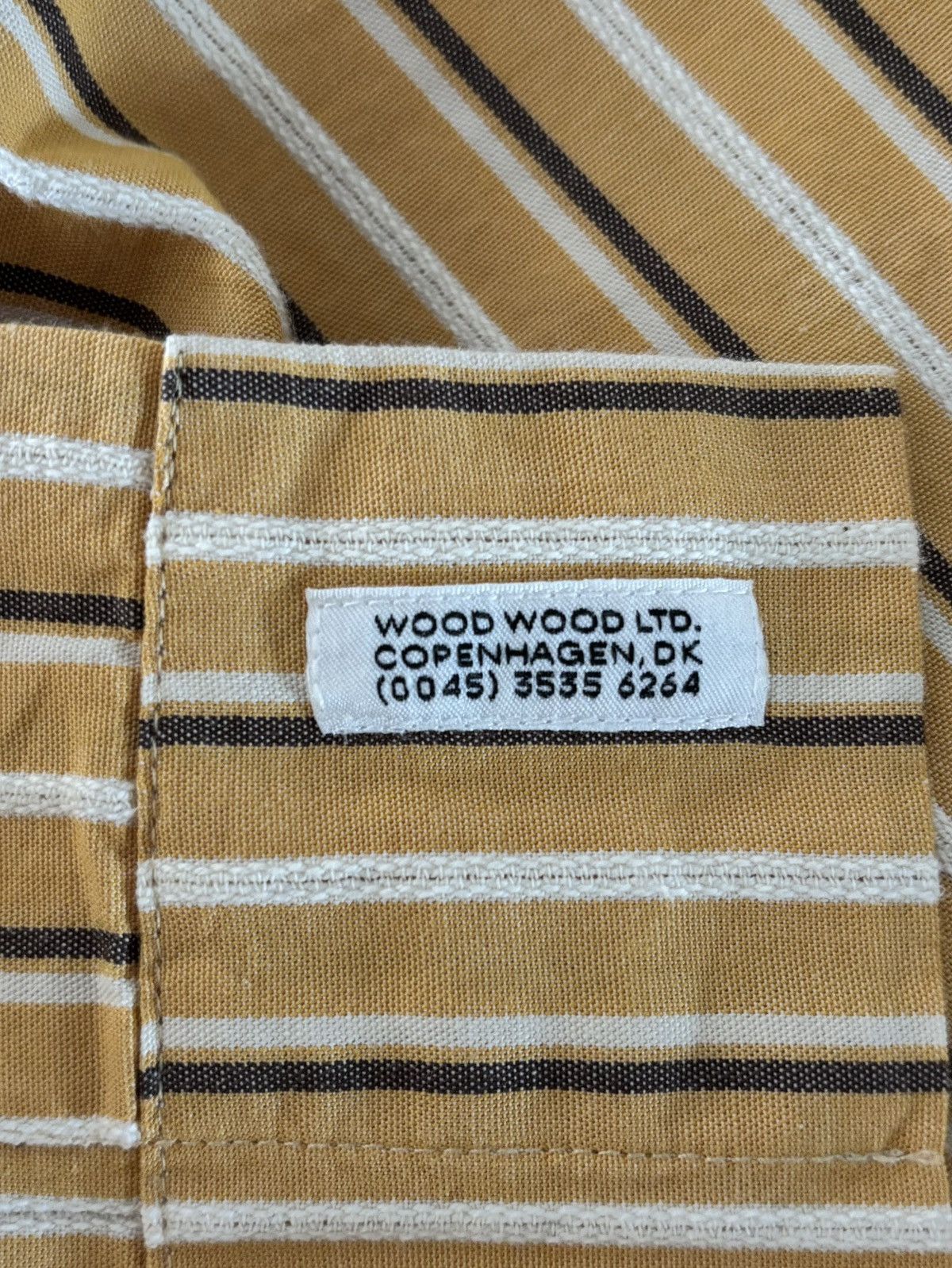 Wood Wood Wood Wood Japan Johan dobby stripe Cuban shirt. Size US M / EU 48-50 / 2 - 4 Thumbnail