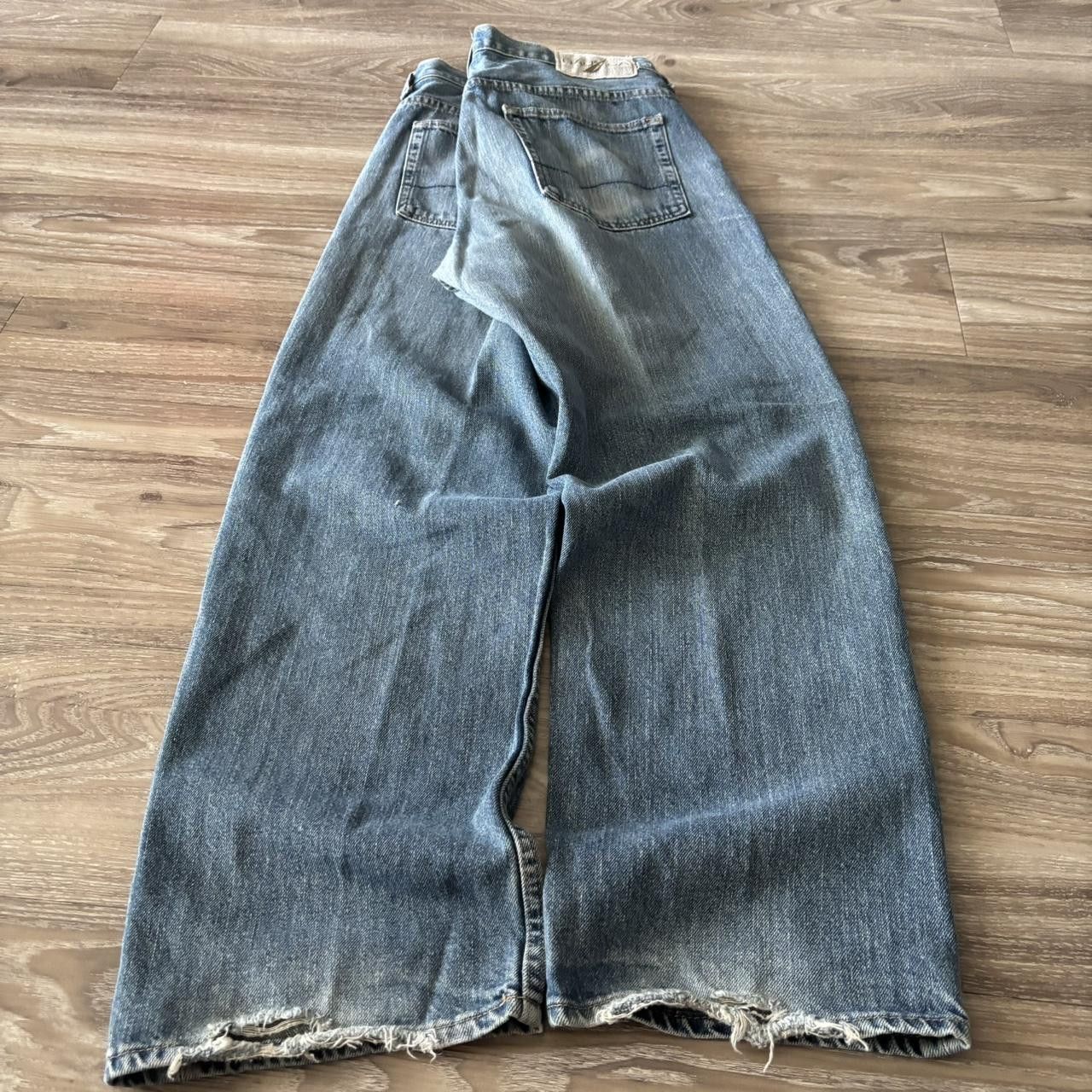 Vintage Crazy Vintage Y2K/2000s Grunge Medium Wash Skater Essential Denim Jeans! 34x30 Size US 34 / EU 50 - 4 Thumbnail