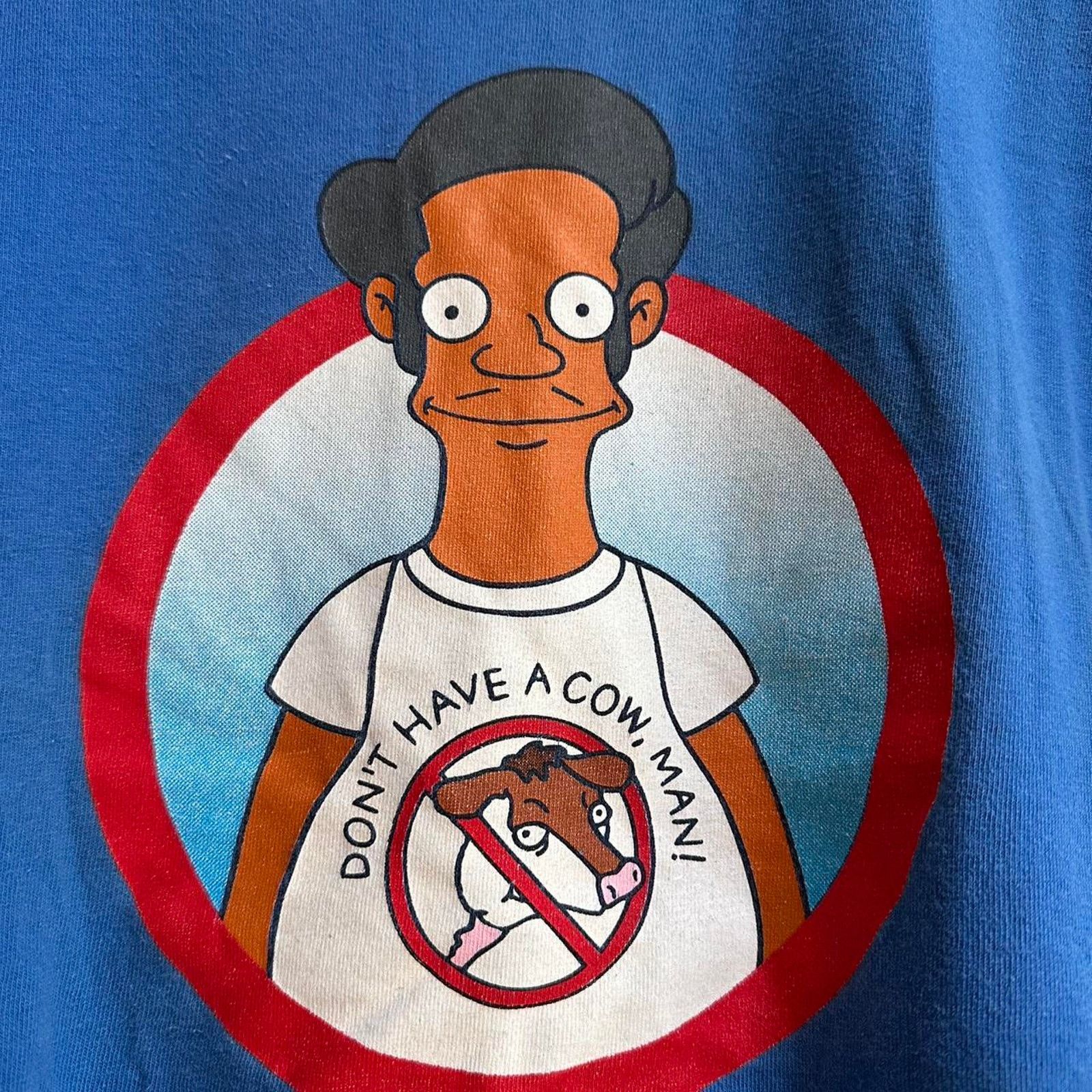 Hypebeast × The Simpsons × Vintage Vintage The Simpsons Apu Shirt Size US XL / EU 56 / 4 - 2 Thumbnail