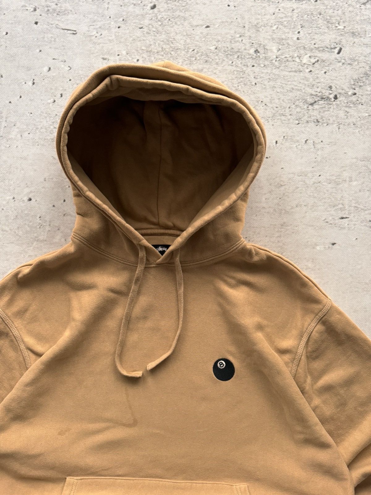 Stussy × Vintage STUSSY 8 BALL CENTER LOGO VINTAGE OVERSIZE HOODIE Size US L / EU 52-54 / 3 - 4 Thumbnail