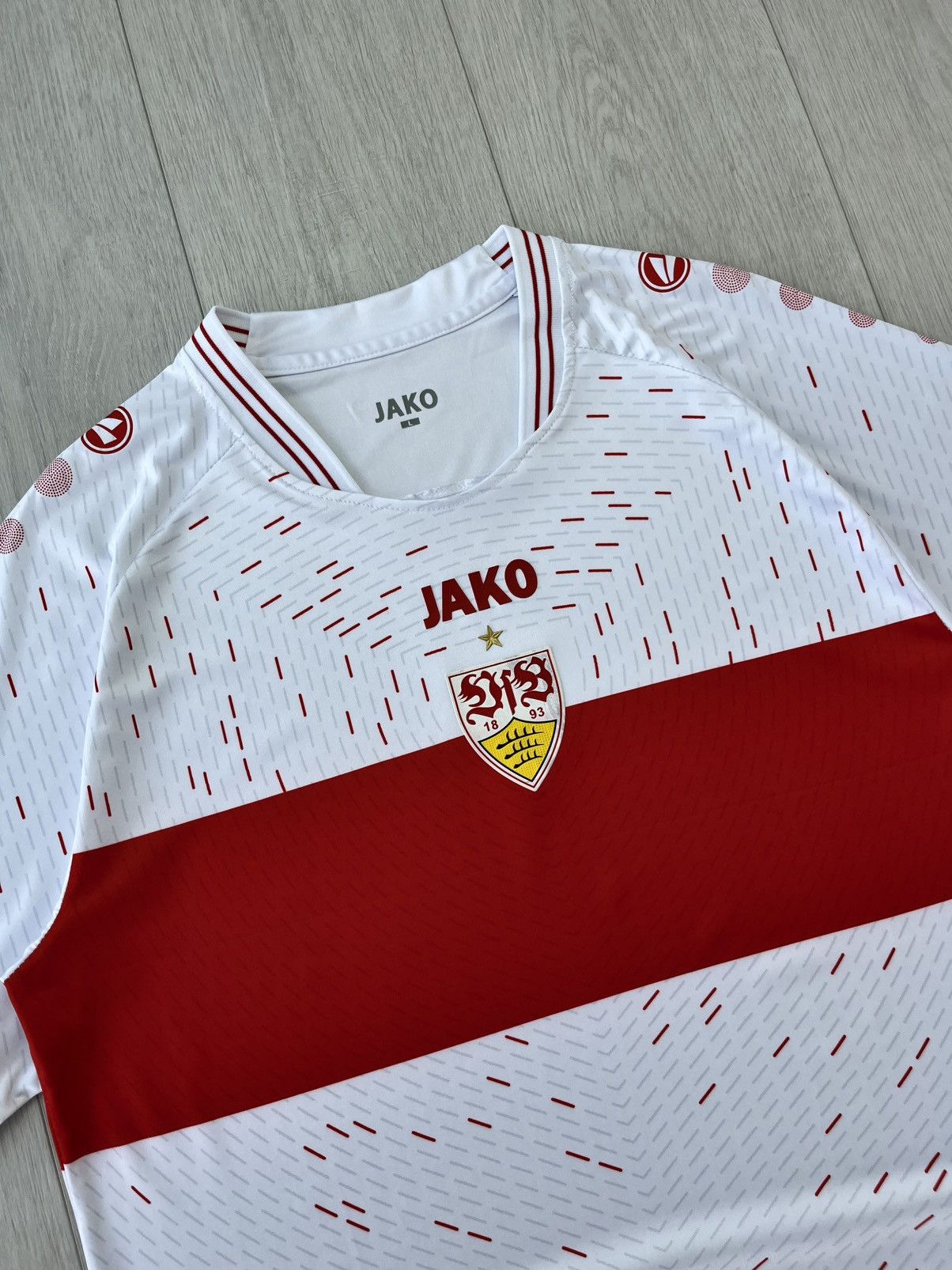 Other Jako VFB Stuttgart Soccer Jersey Blokecore Germany Y2K Hype Size US L / EU 52-54 / 3 - 2 Thumbnail