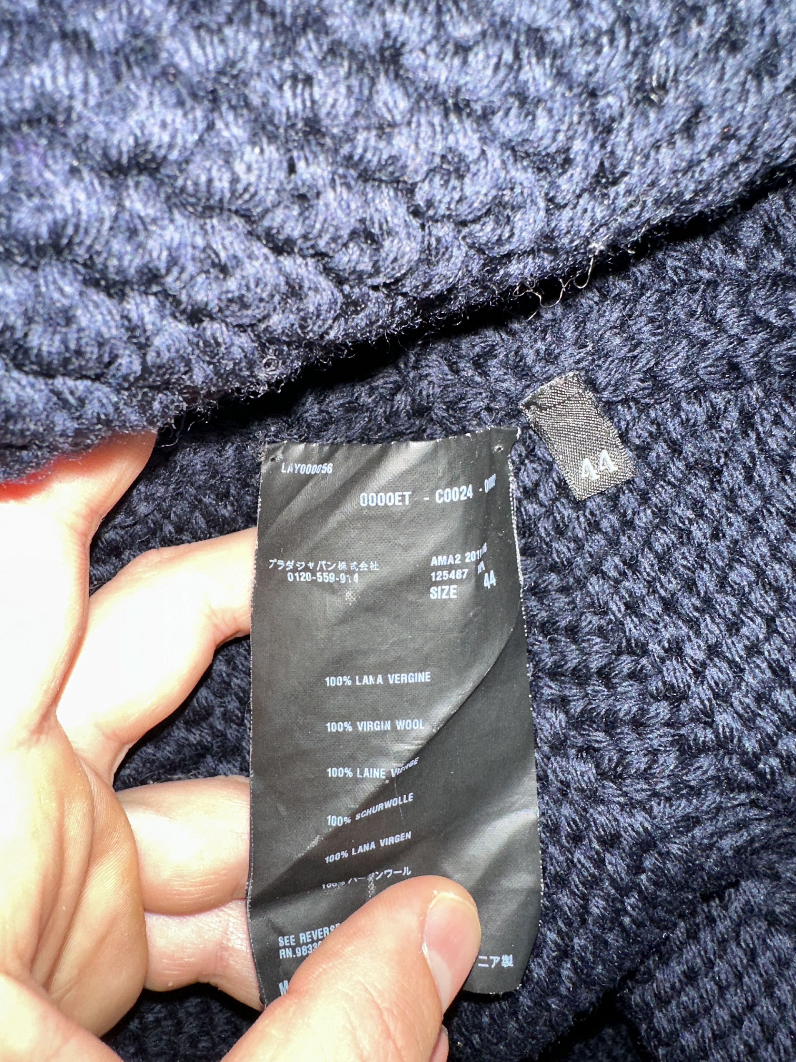 Prada Prada Double Breasted Knit Long Cardigan Coat Wool IT 44 Size M / US 6-8 / IT 42-44 - 10 Thumbnail