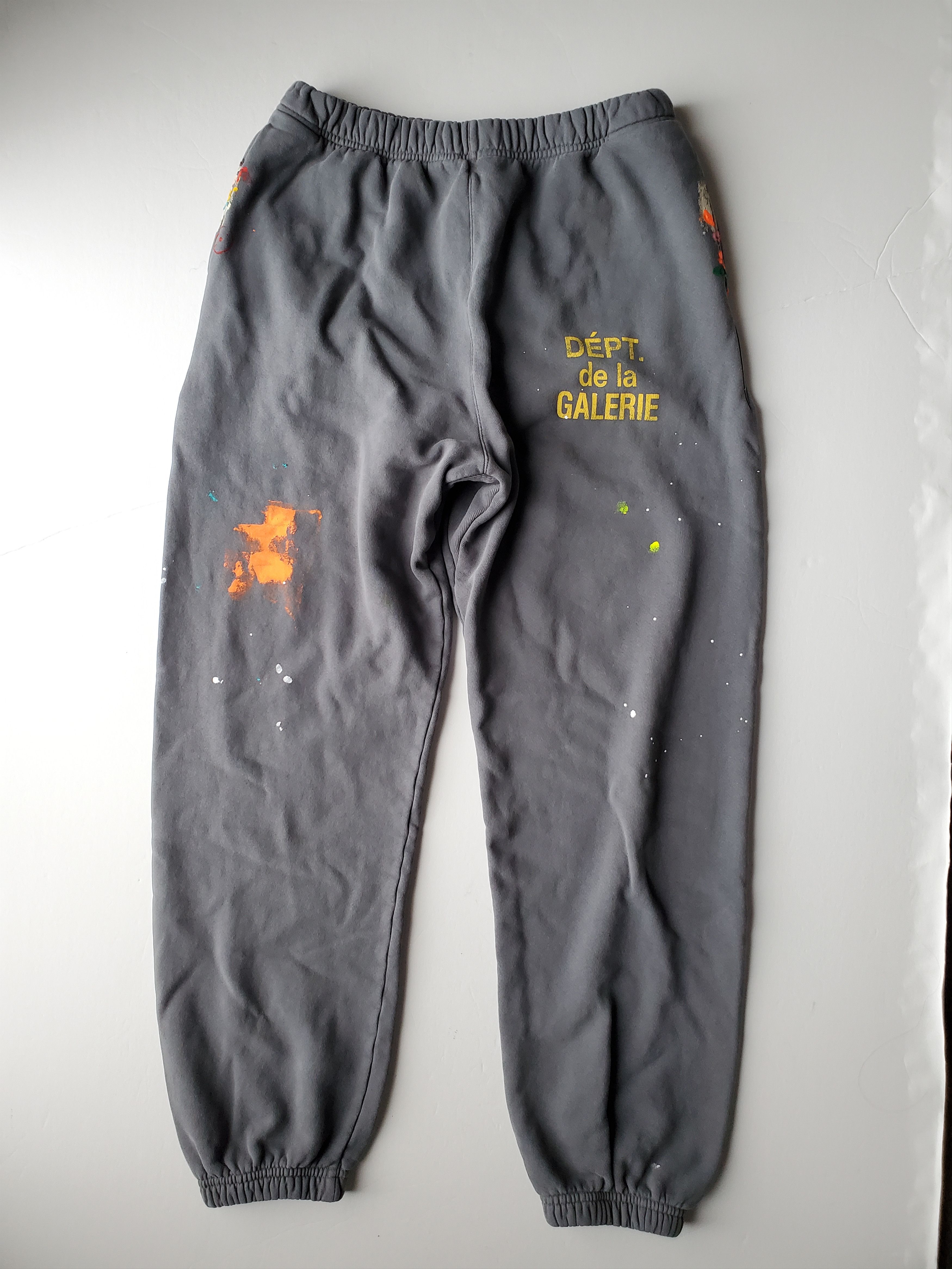 Gallery Dept. NEW Gallery Dept French Logo Paint Splatter Track Pants ...