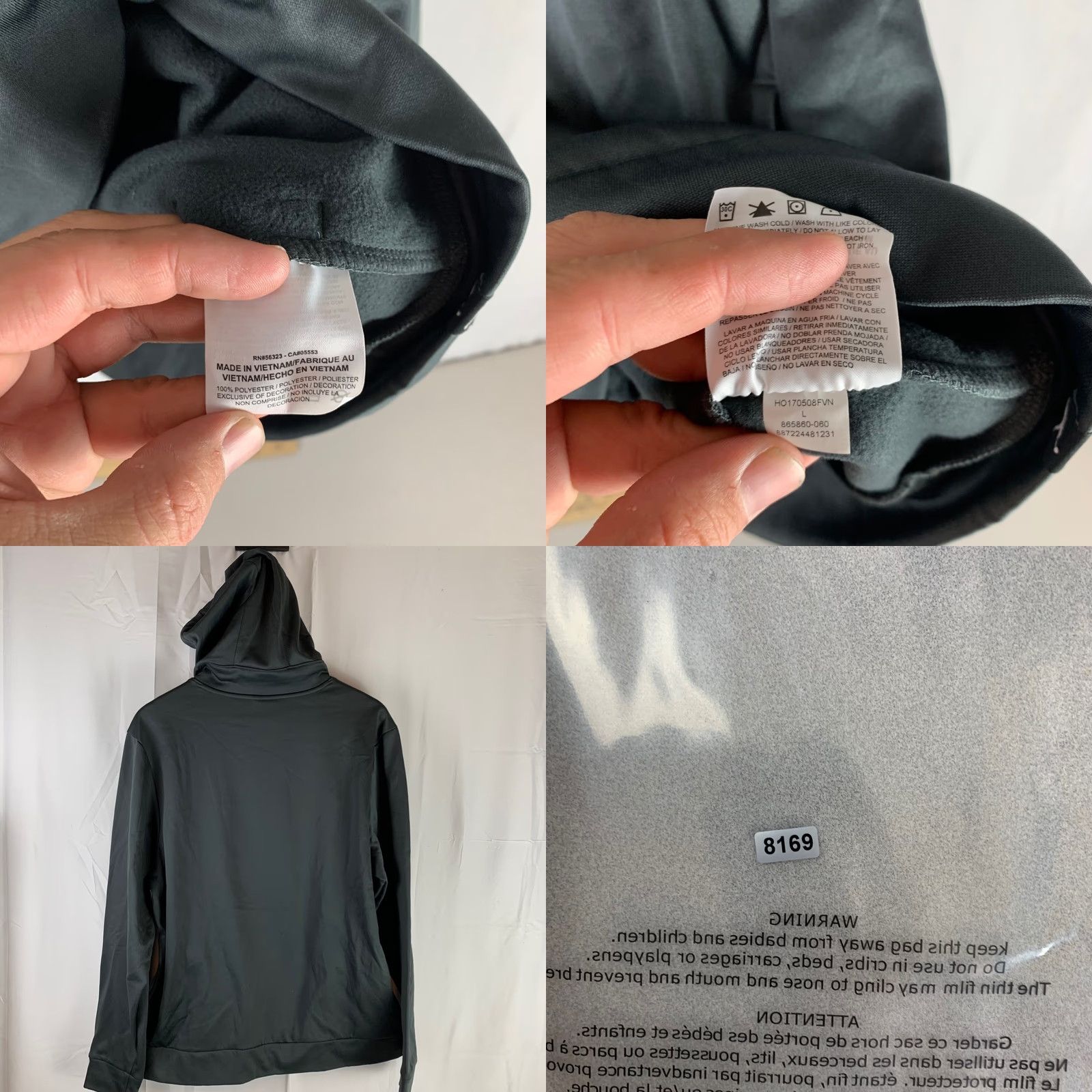 Jordan Brand Jordan Therma-FIT Basketball Hoodie Mens Large Gray Pullover Size US L / EU 52-54 / 3 - 8 Thumbnail
