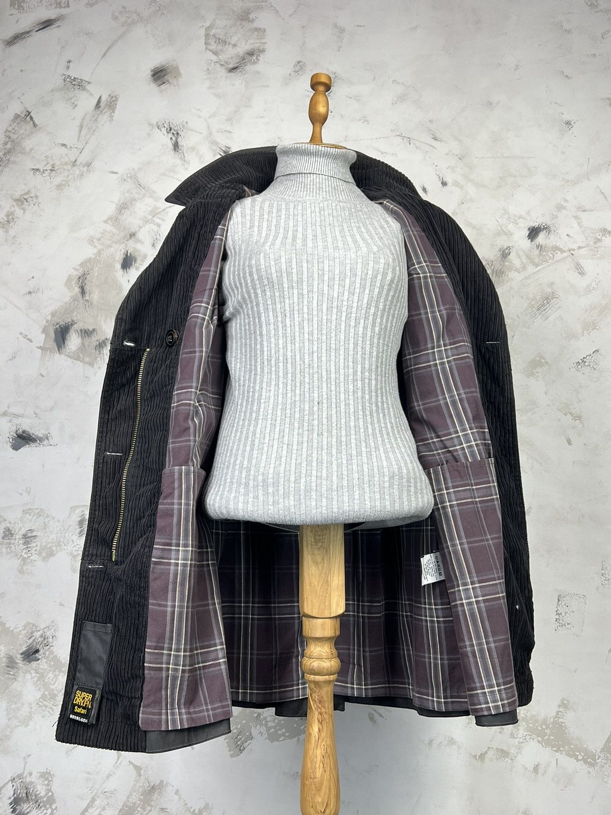 Superdry Vintage Superdry Safari Jacket Waxed Coat Size L Size L / US 10 / IT 46 - 11 Thumbnail