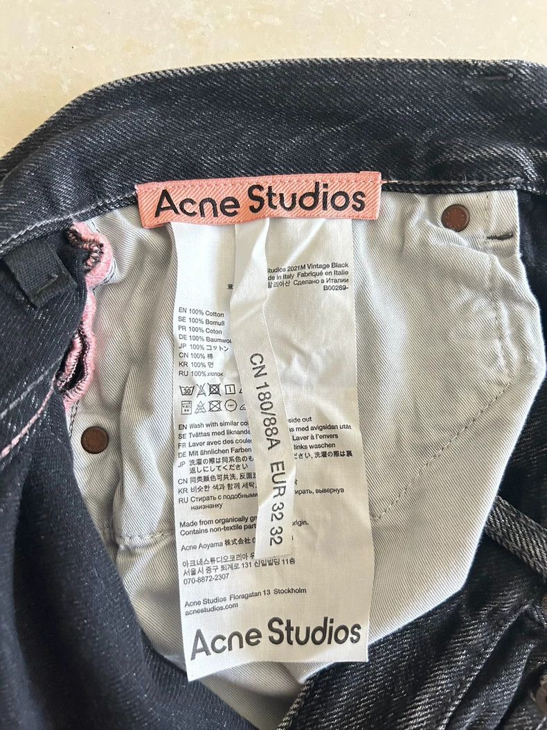 Acne Studios Acne Studios Classic black jeans Size US 32 / EU 48 - 4 Thumbnail