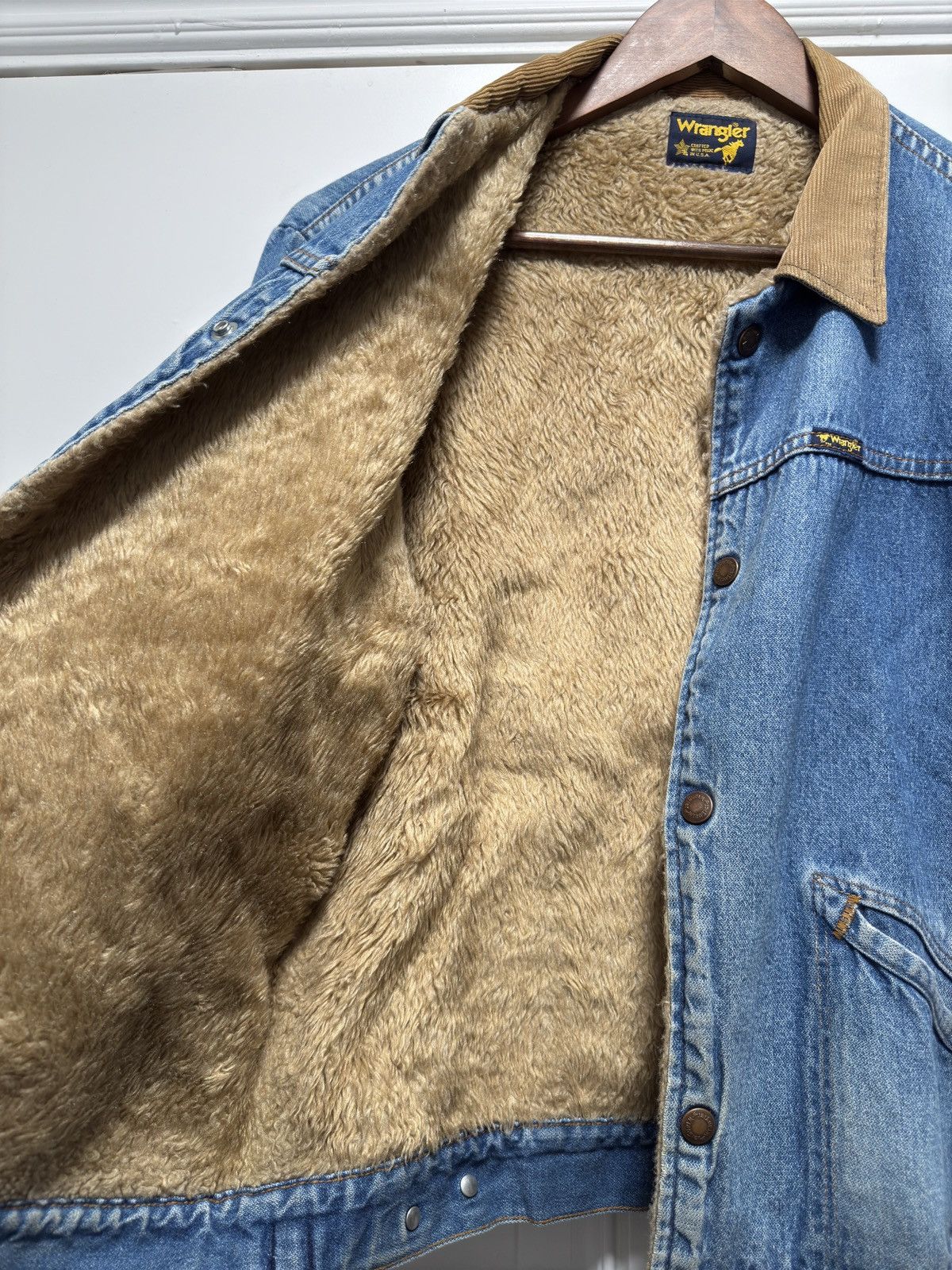 Vintage Faux Sherpa Denim Jacket Size US M / EU 48-50 / 2 - 6 Thumbnail