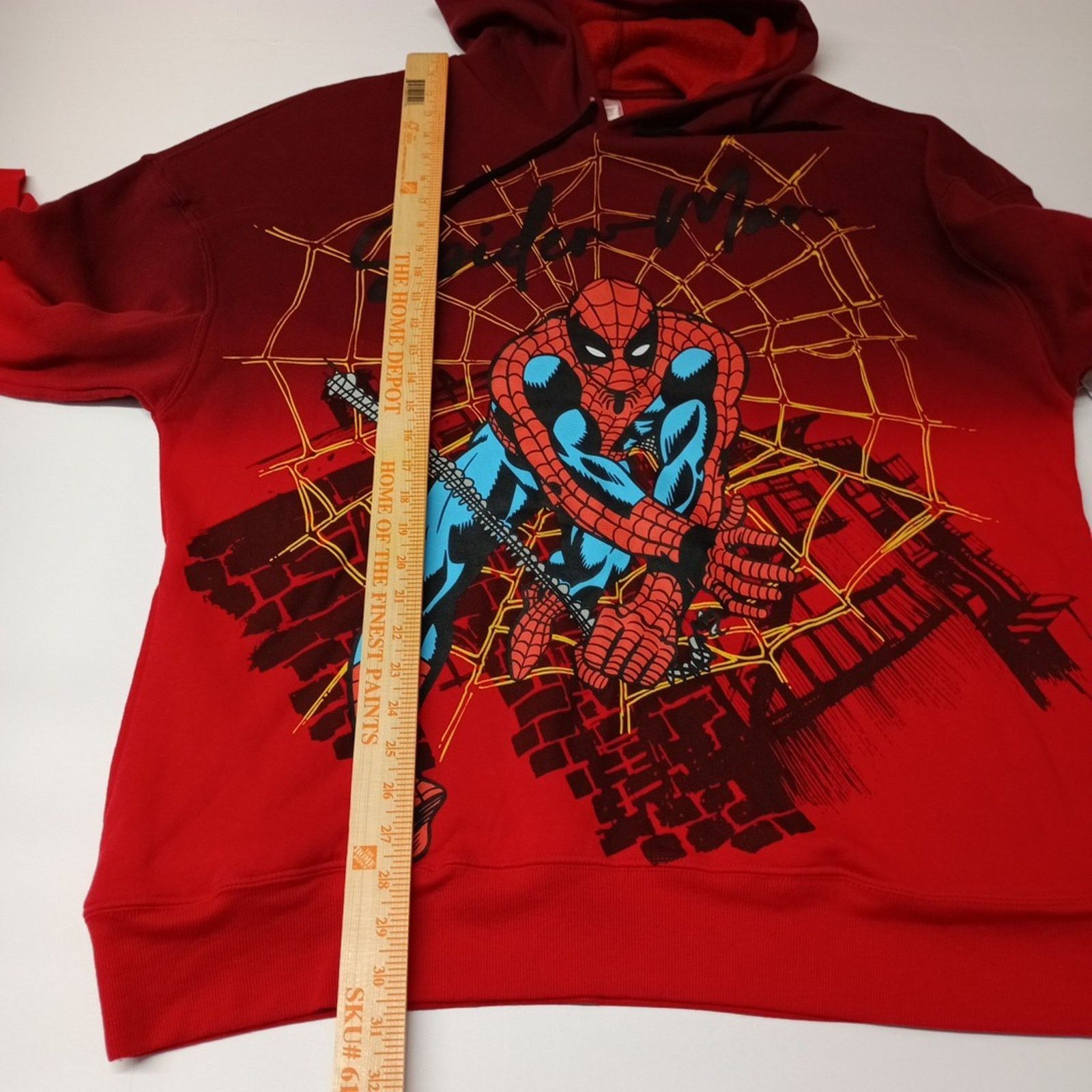 Other Marvel Spider-Man Hoodie Sweatshirt Red Logo Mens XL Pockets Size US XL / EU 56 / 4 - 7 Thumbnail