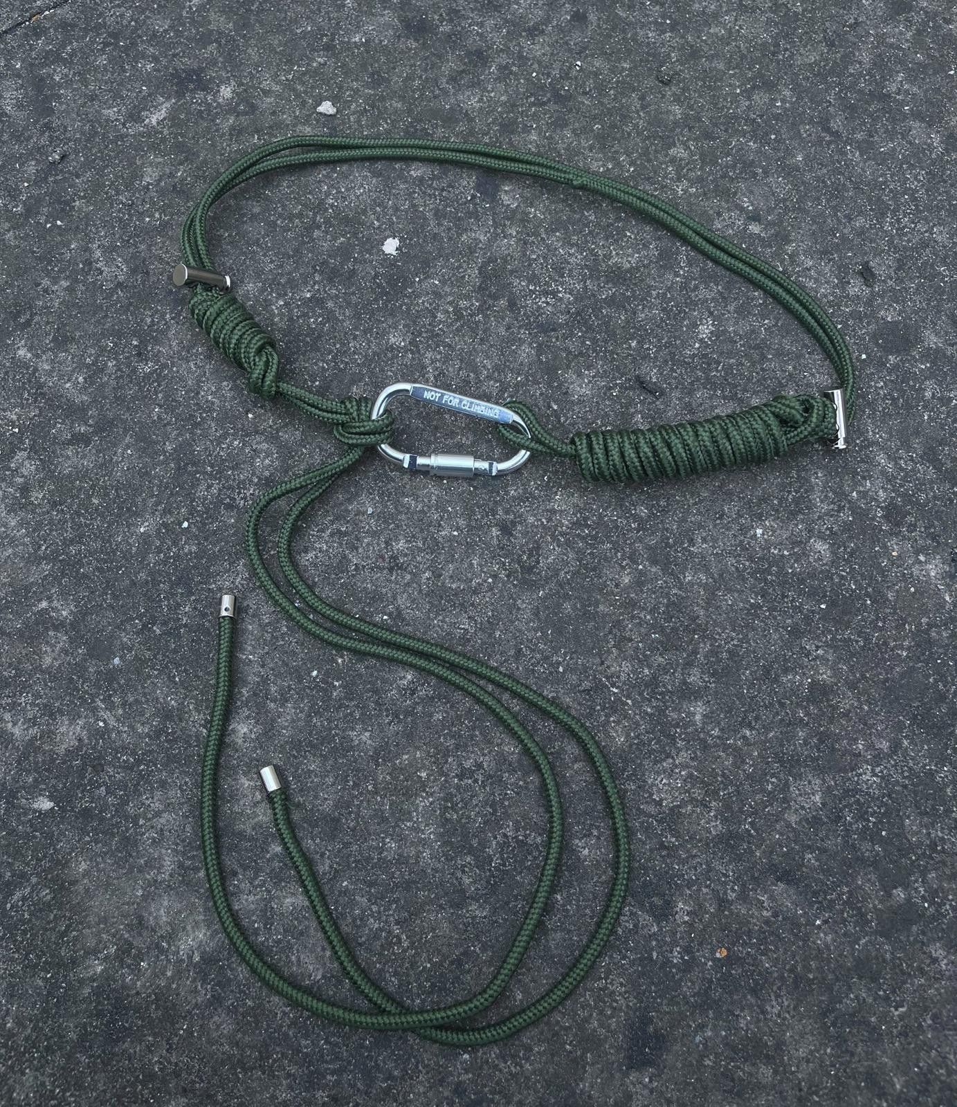 Other High street retro y2k luxury carabiner clip rope belt Size ONE SIZE - 2 Thumbnail