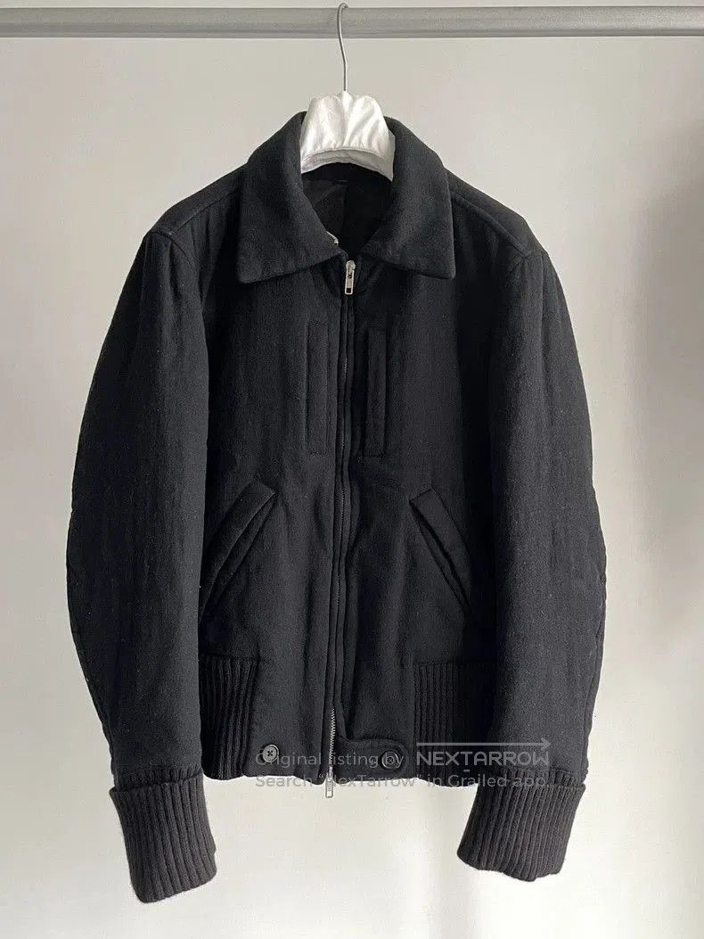 Ann Demeulemeester Ann Demeulemeester Wool Collar Zip Jacket. Size US XXS / EU 40 - 4 Thumbnail