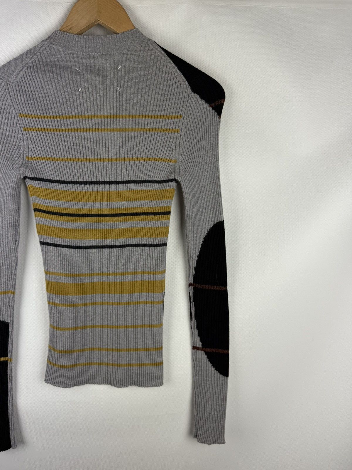 Maison Margiela Margiela Runaway Geometric Pattern Wool Sweater Pullover Size S / US 4 / IT 40 - 16 Thumbnail