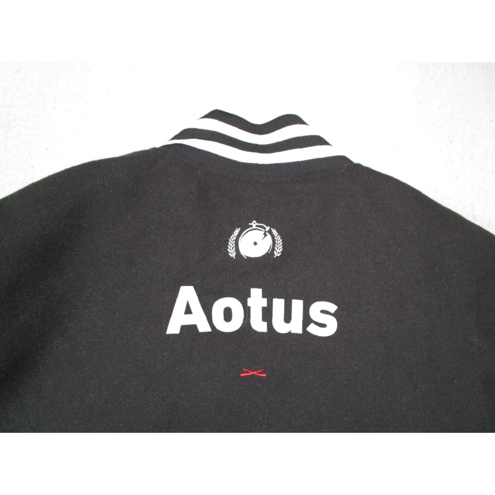 Vintage Riot Games Jacket Mens Medium Black Aotus Snap Front Varsity Leather Sleeves Size US M / EU 48-50 / 2 - 4 Thumbnail