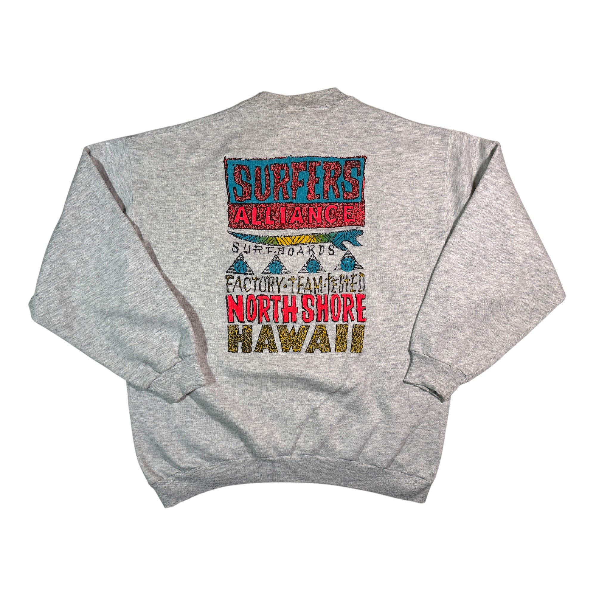Vintage Vintage 90s Surfers Alliance Sweatshirt Size US XL / EU 56 / 4 - 1 Thumbnail
