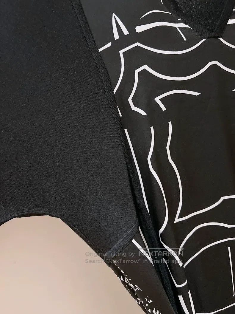Hermes Hermes Black and White Patchwork Silk Dress Size XXS / US 00 / IT 34 - 6 Thumbnail